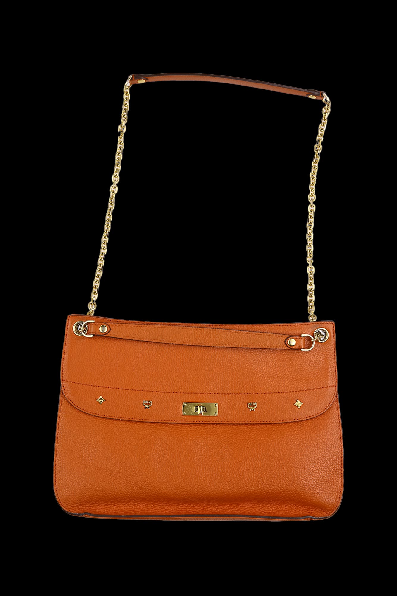 스퀘어 메탈 숄더백