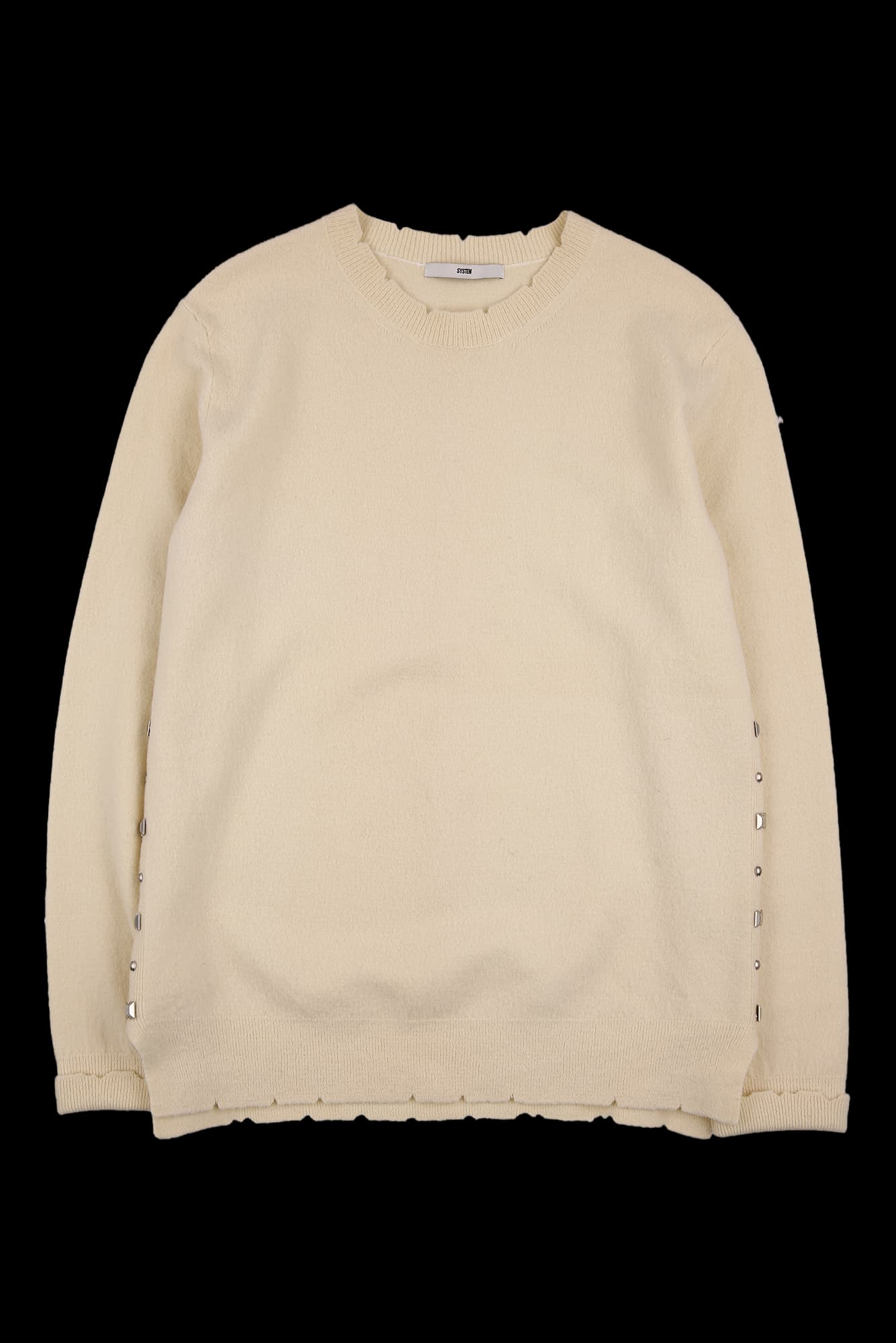 [남성] 디테일 롱 슬리브 니트