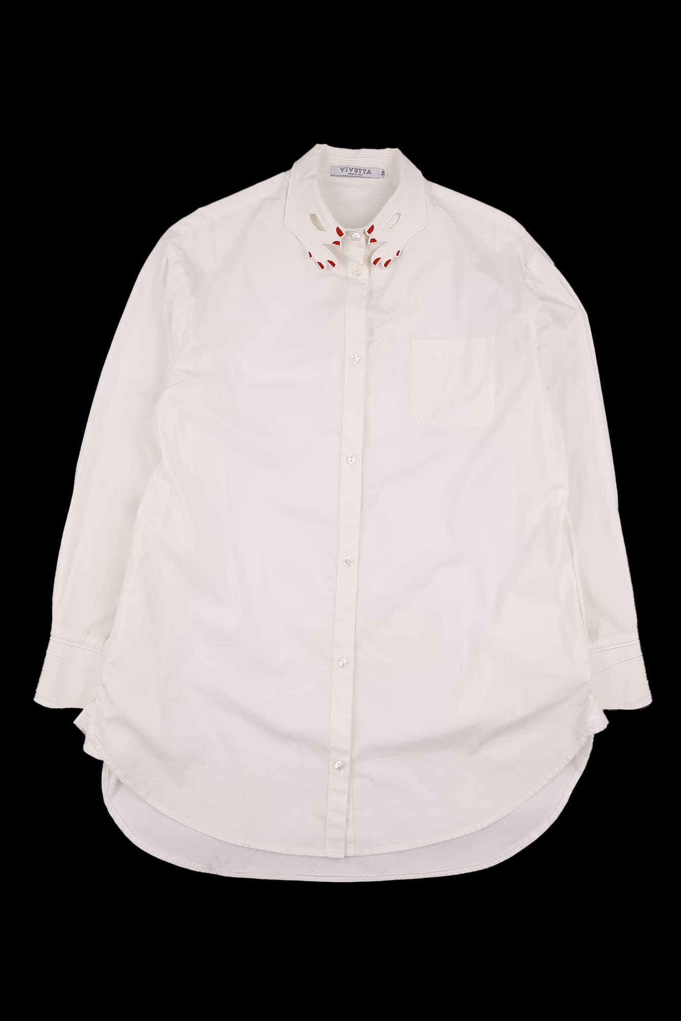 핑거 카라 셔츠