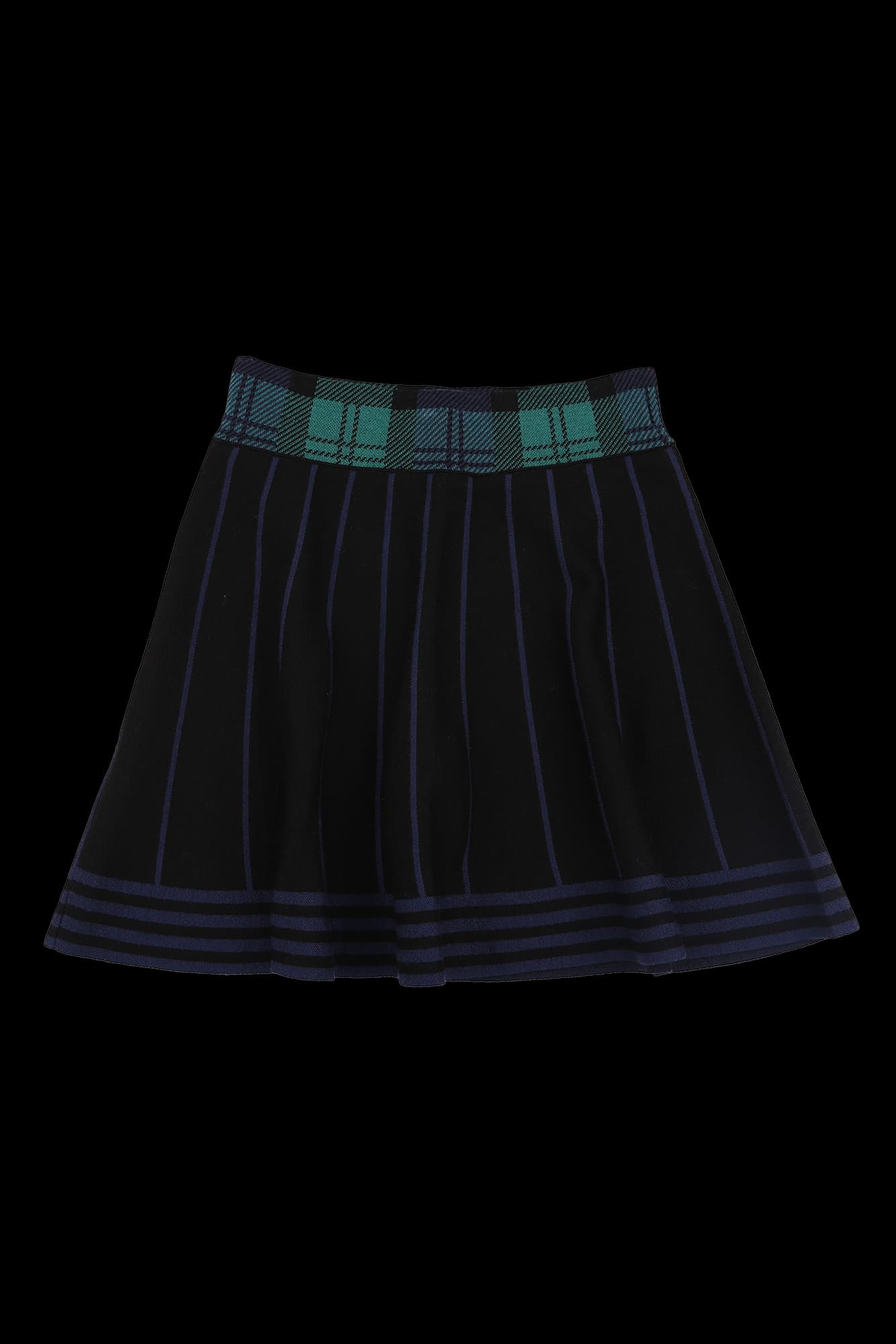 니트 플레어 스커트