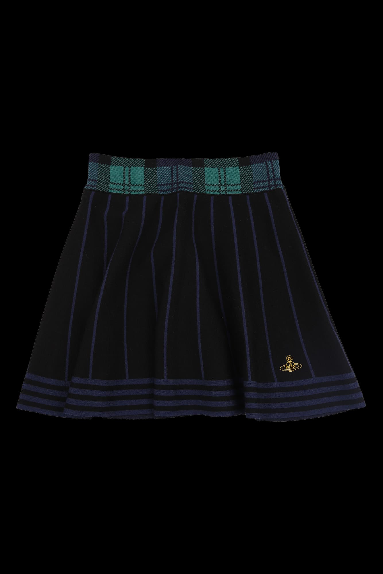 니트 플레어 스커트