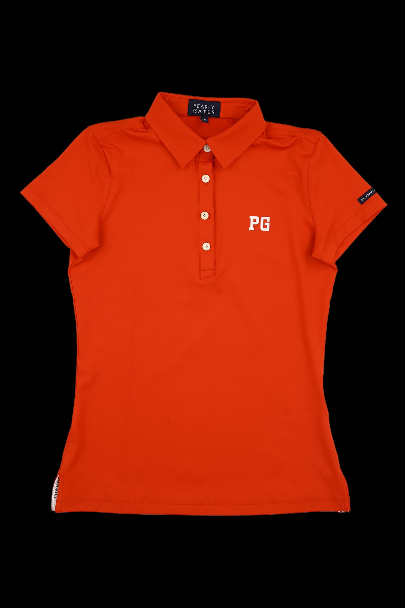 로고 반팔 카라 티셔츠