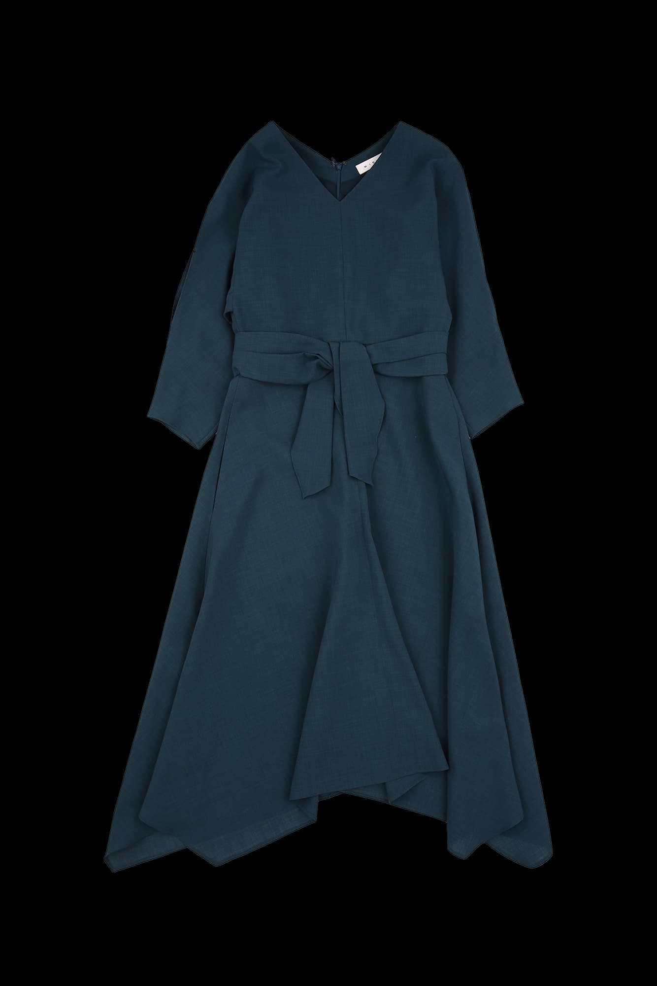 리본 타이 원피스