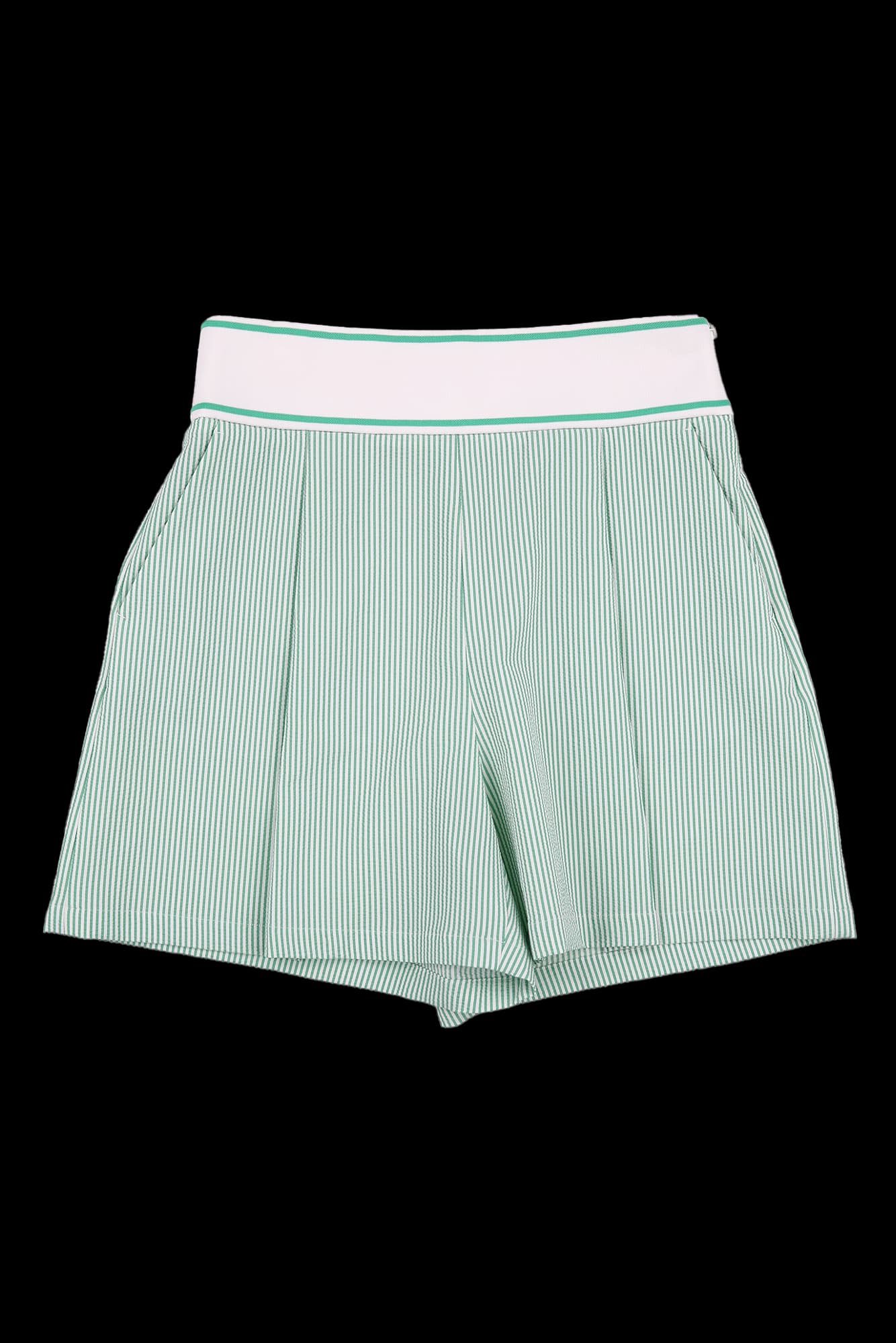 [2024]스트라이프 핀턱 반바지