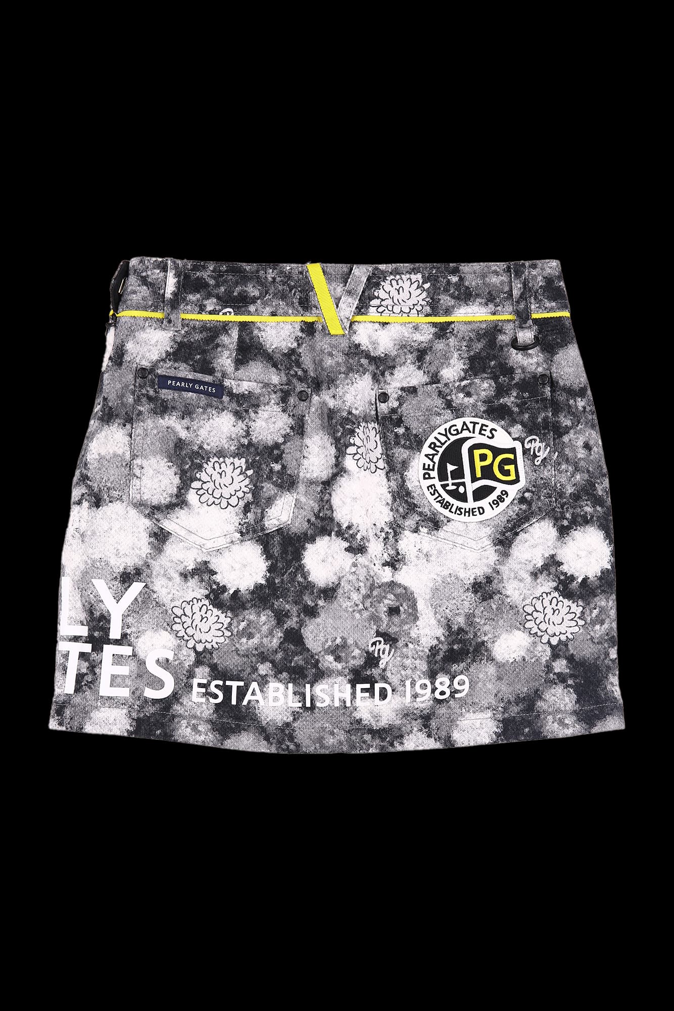 로고 프린팅 스커트 