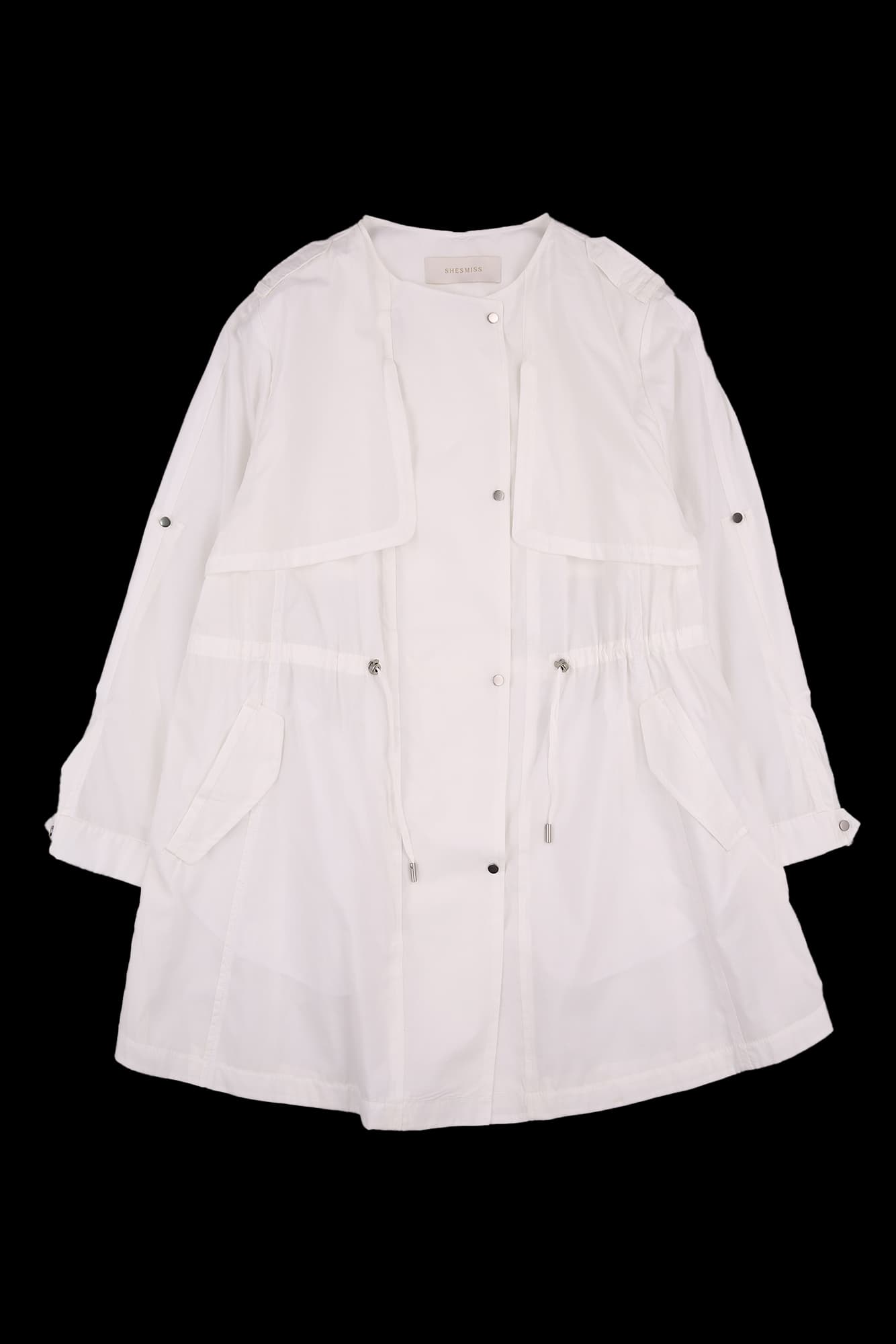 스트링 긴팔 자켓