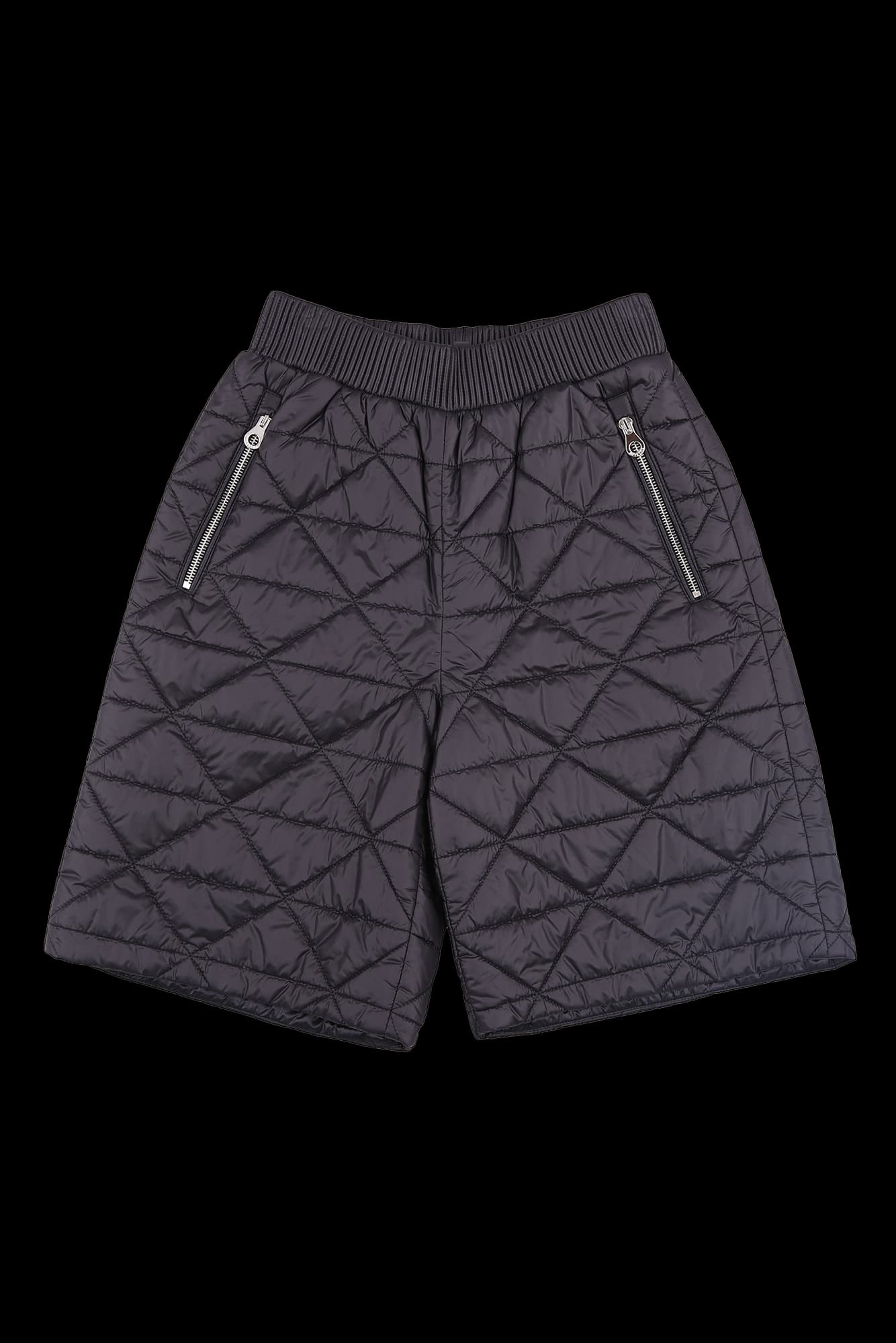 패딩 퀄팅 하프 팬츠