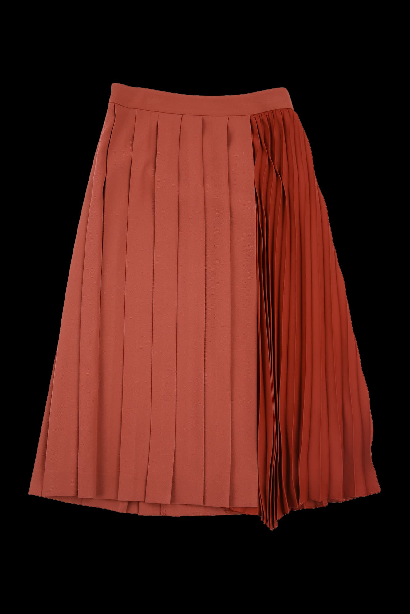 에이 플리츠 스커트