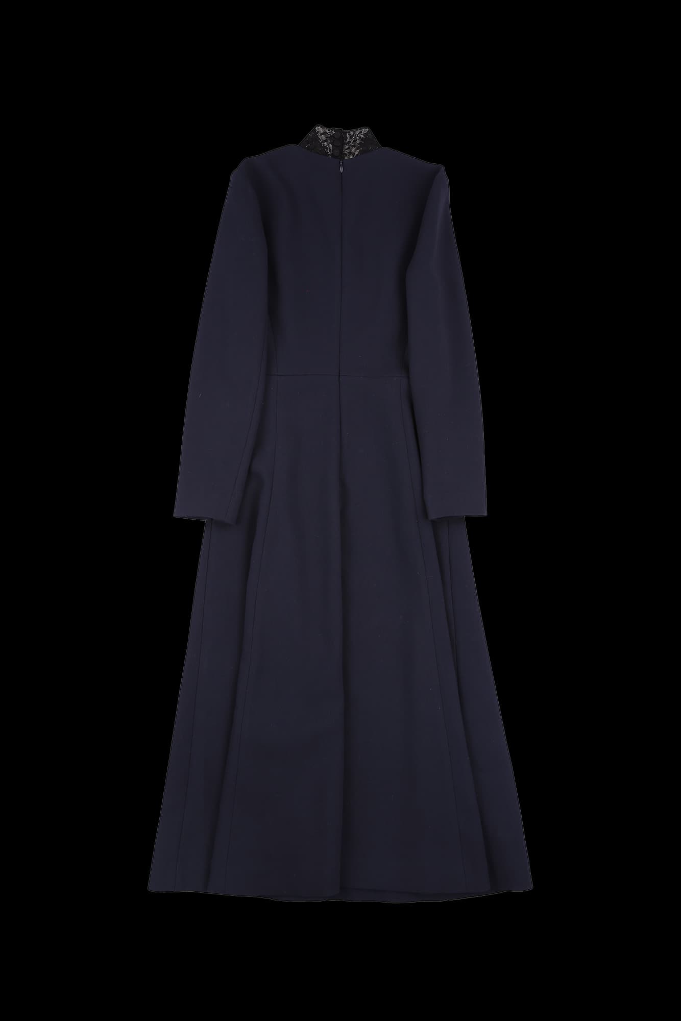 버튼 롱 원피스