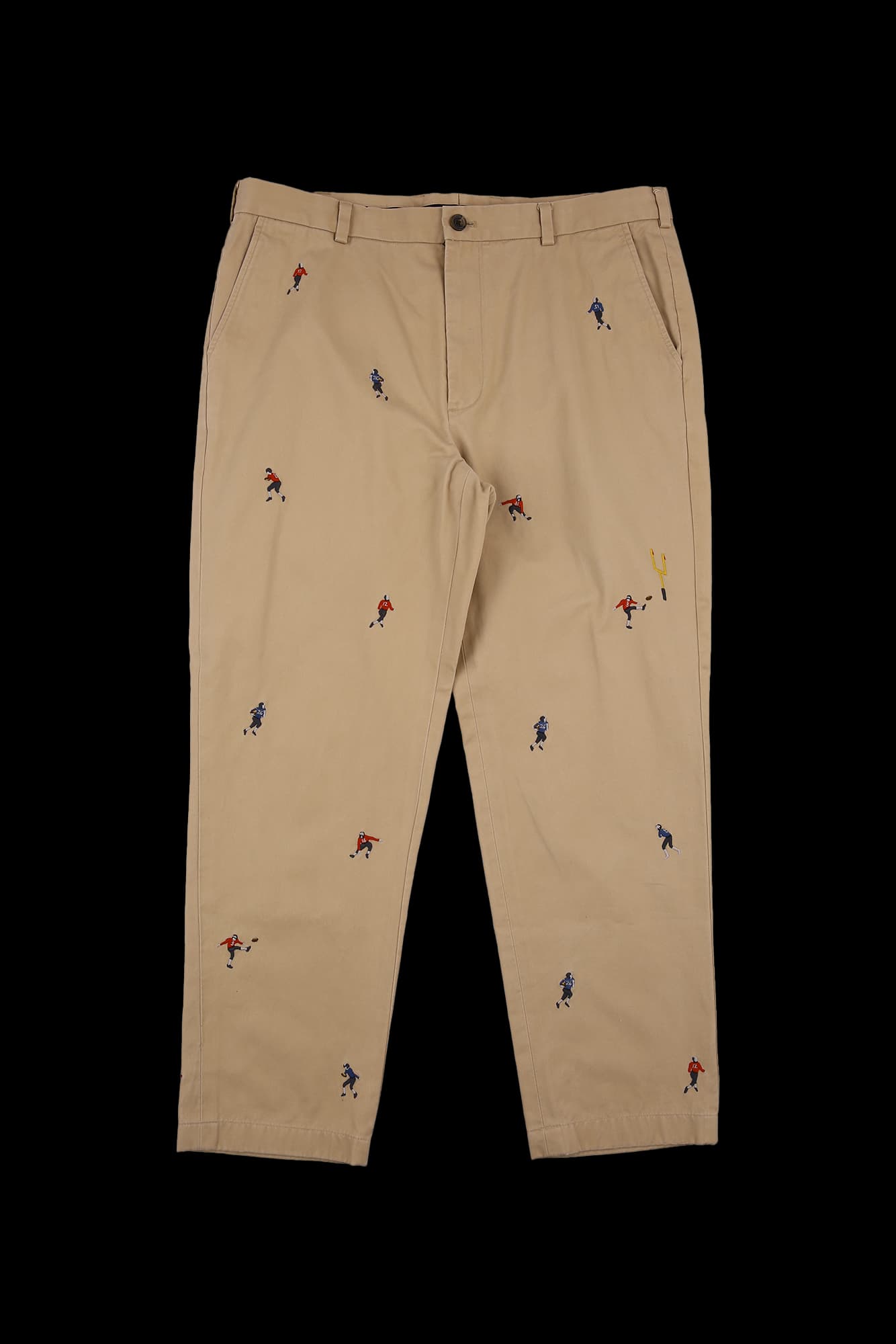 [남성] 로고 자수 코튼 팬츠