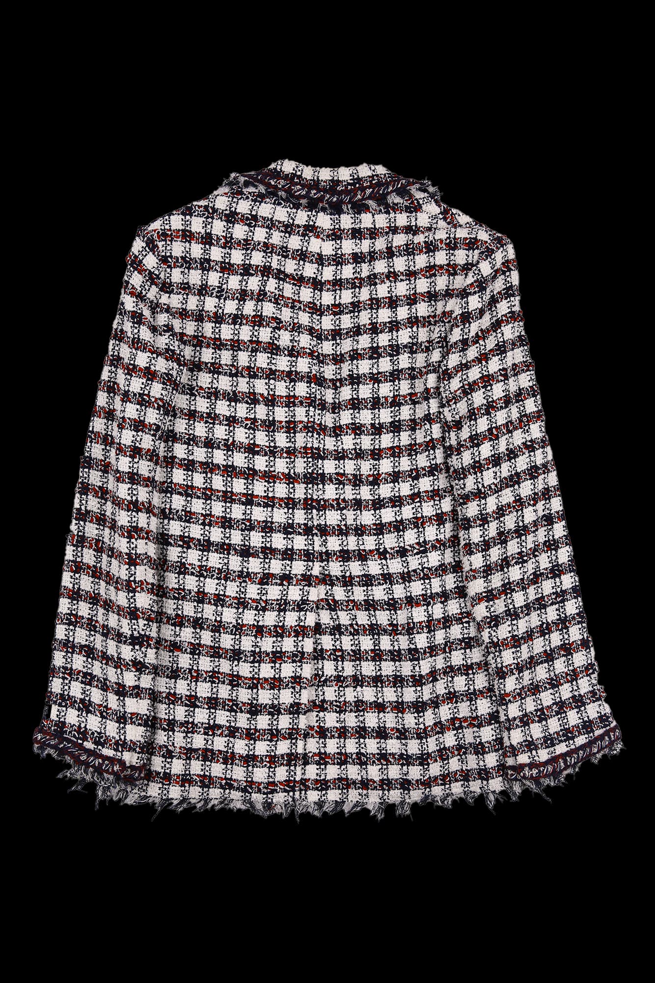 트위드 카라 자켓