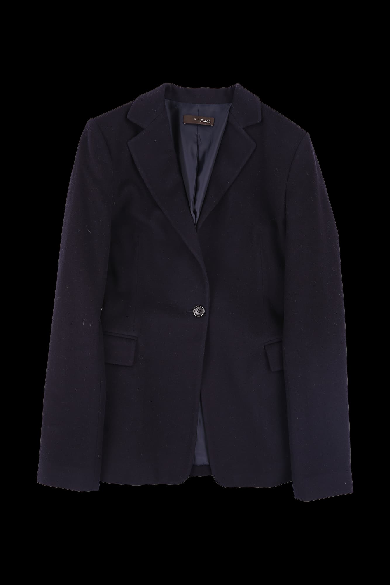 원버튼 모직 자켓 