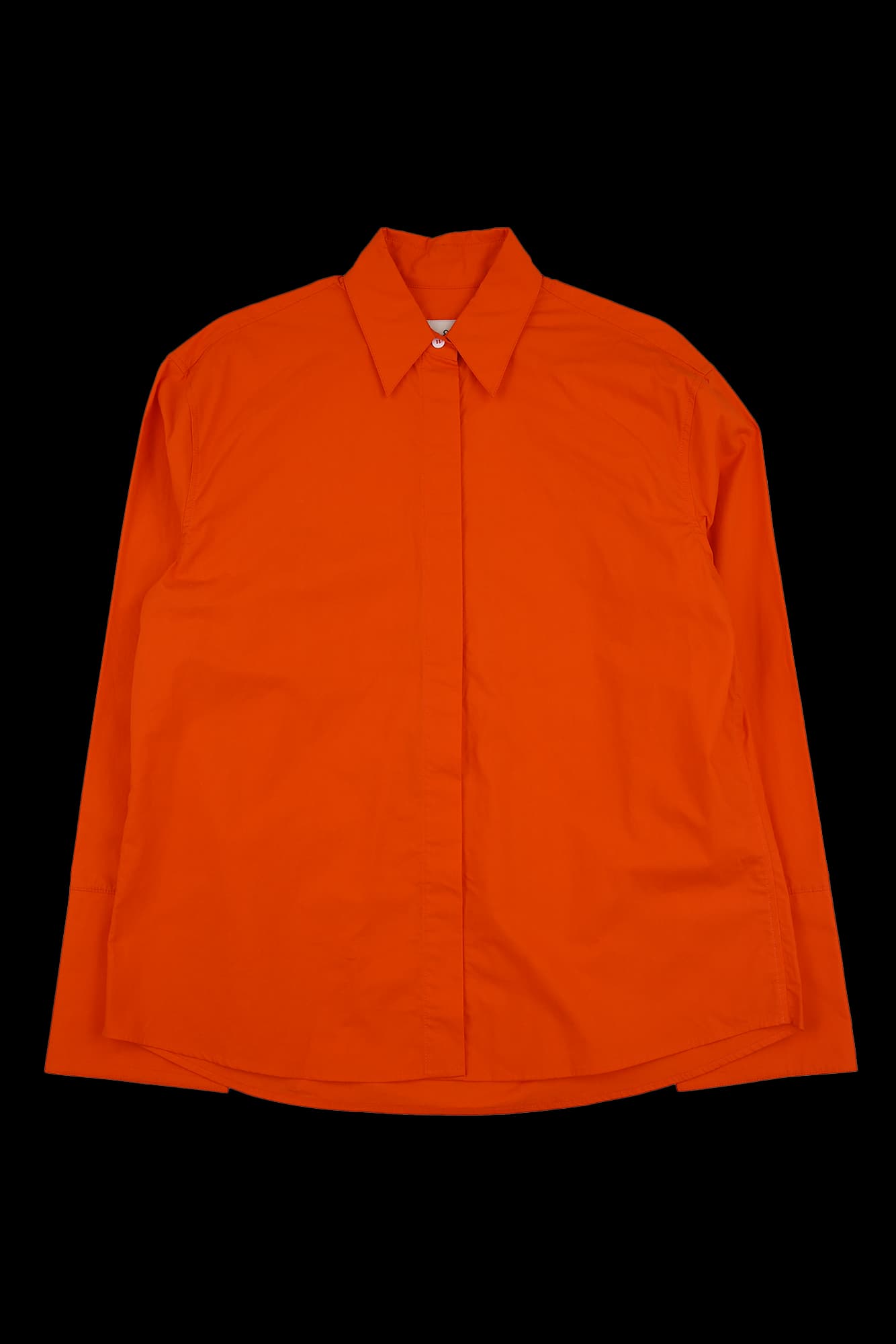 히든버튼 카라 셔츠