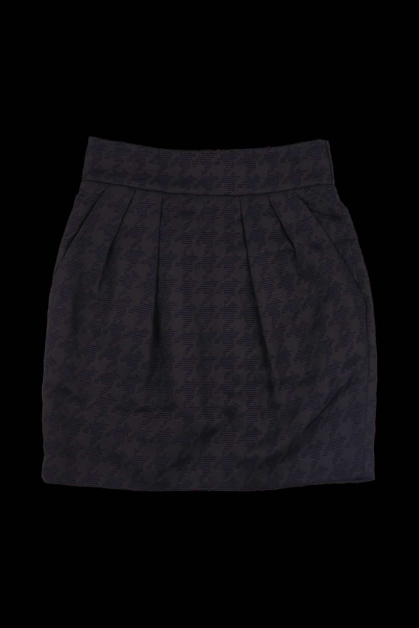 울 디테일 스커트