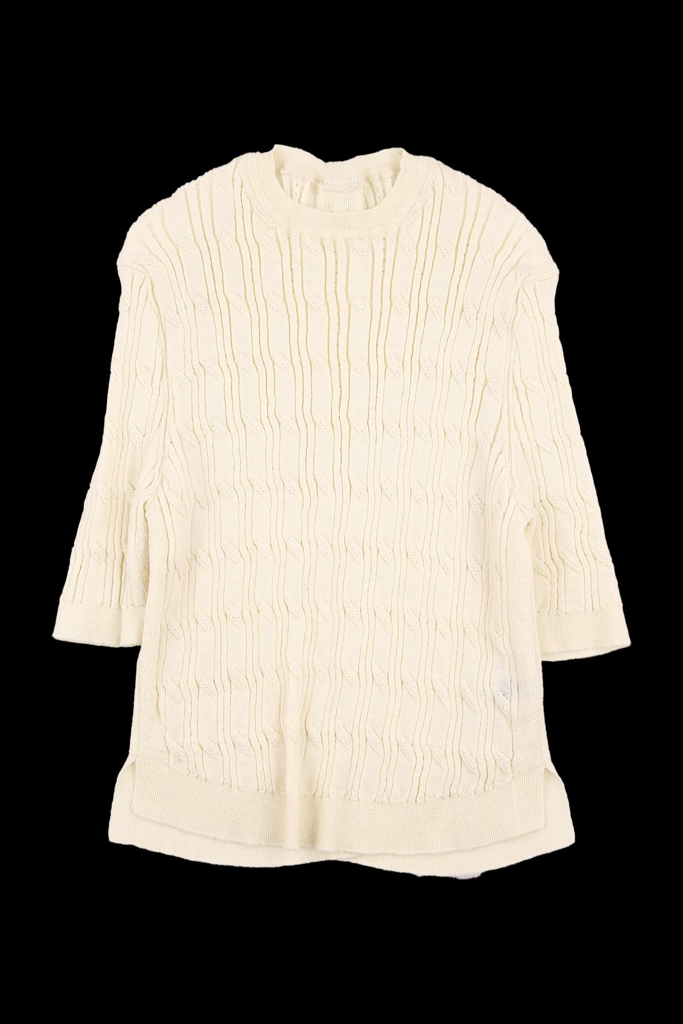 슬릿 케이블 니트