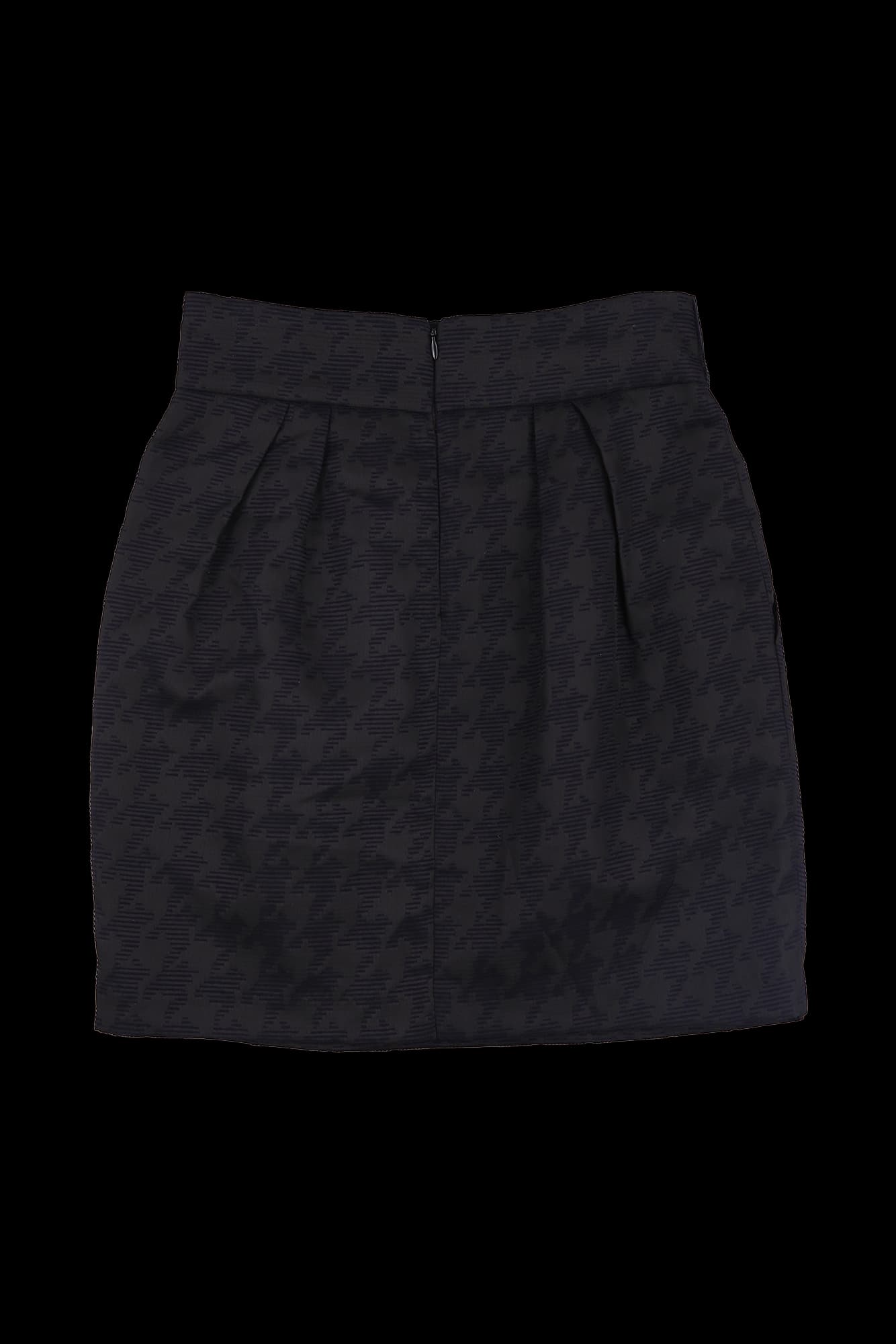 울 디테일 스커트