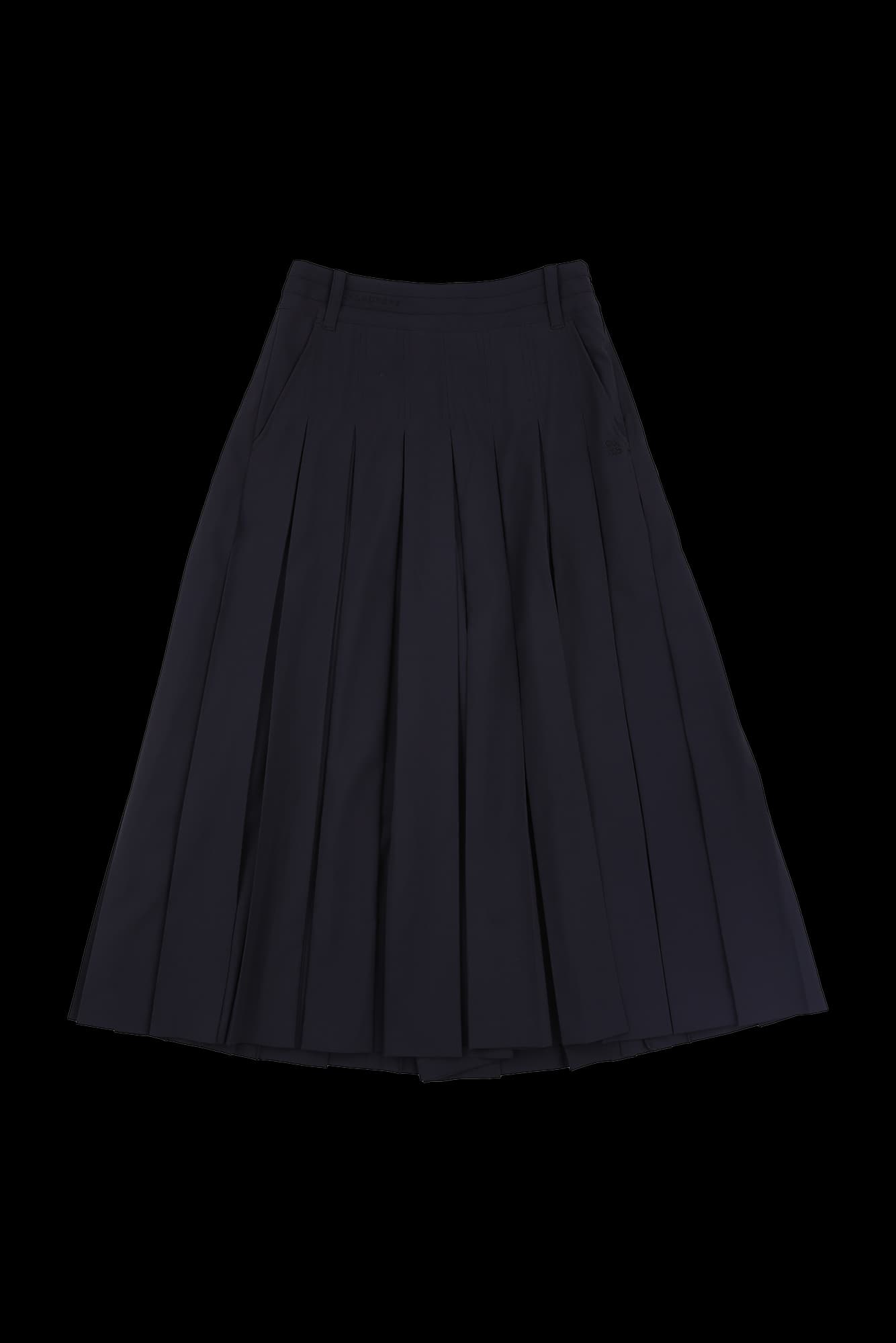 플리츠 와이드 팬츠