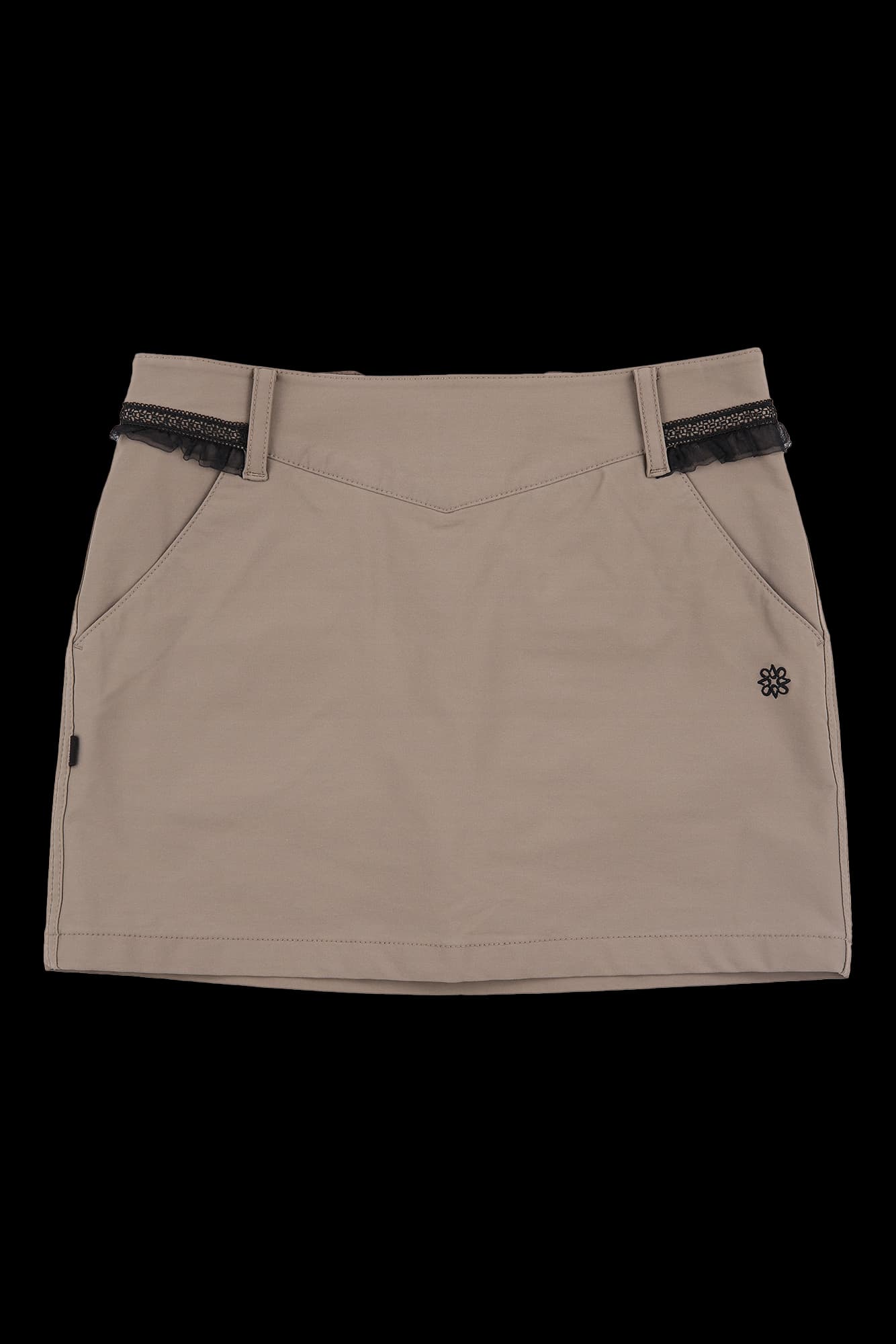 스트레치 디테일 스커트