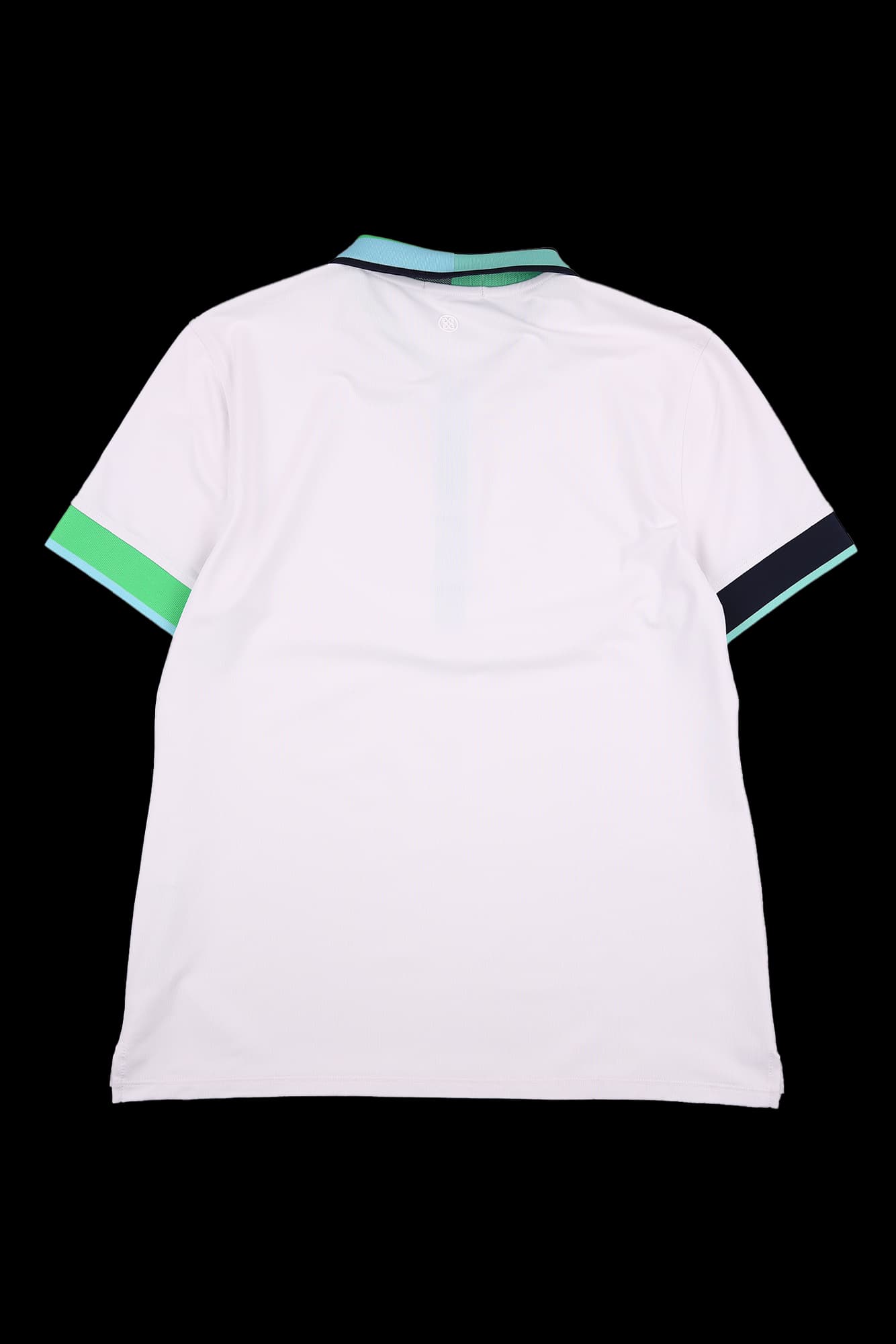 배색 카라 반팔 티셔츠