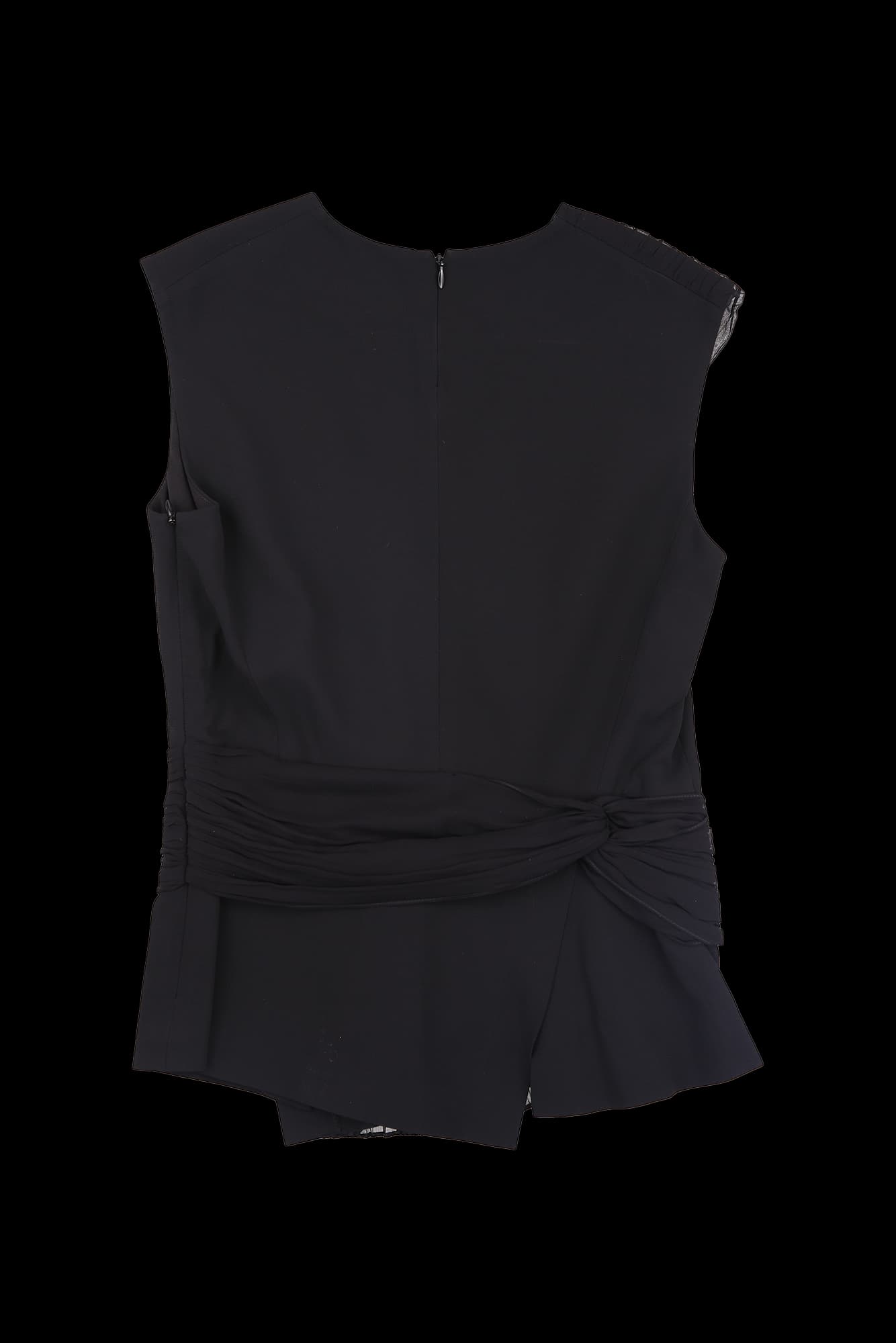 사선프릴 민소매