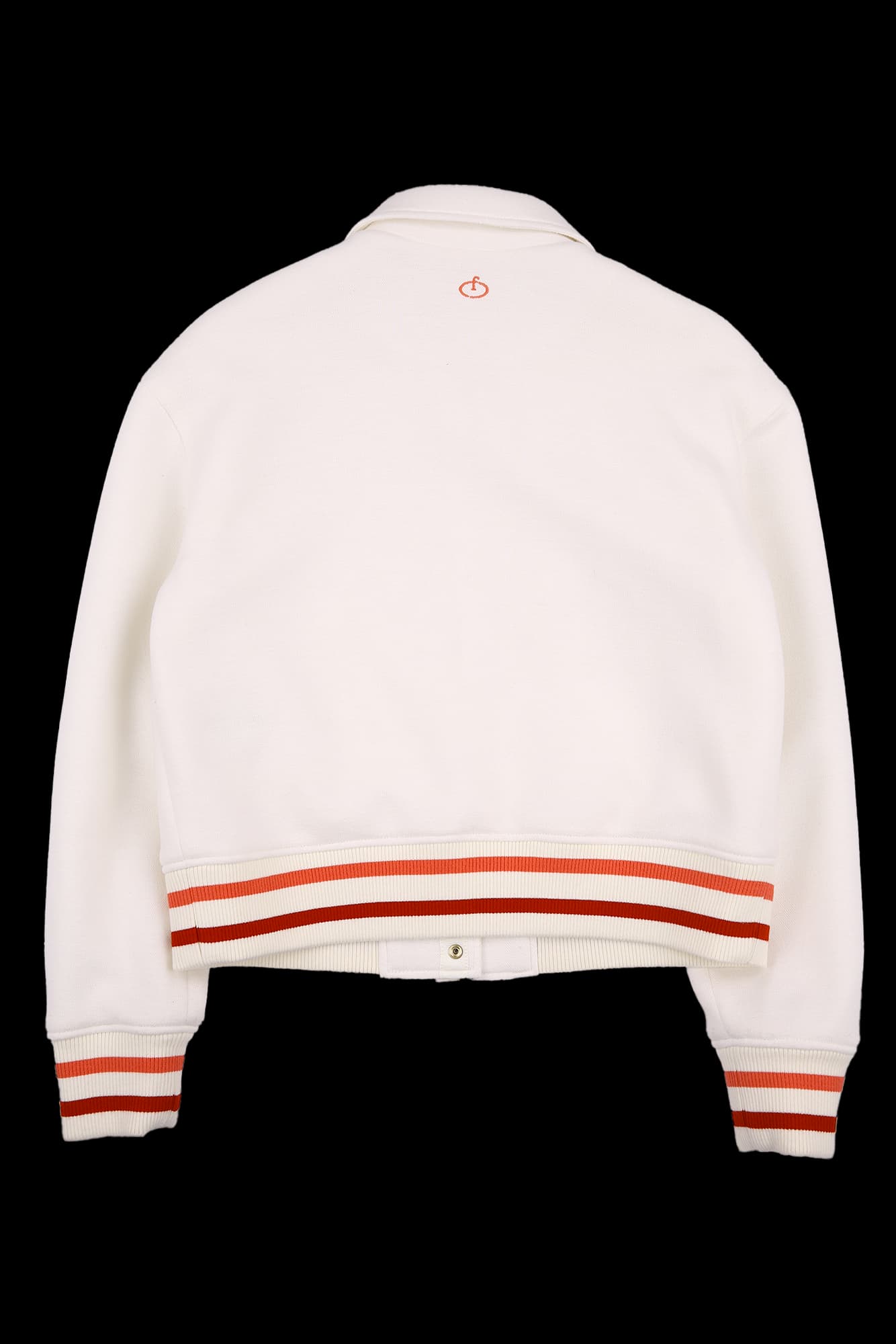 배색 버튼 자켓 