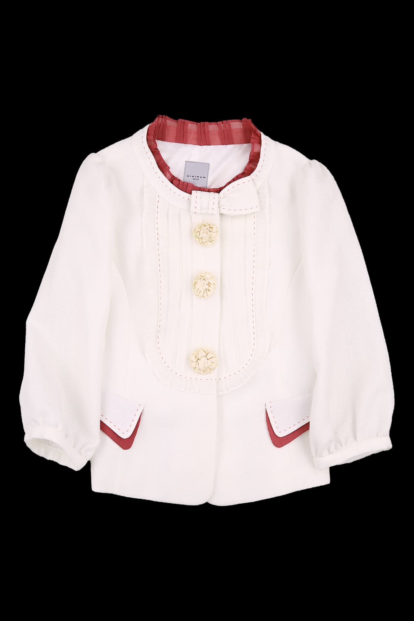 리본 프릴 자켓