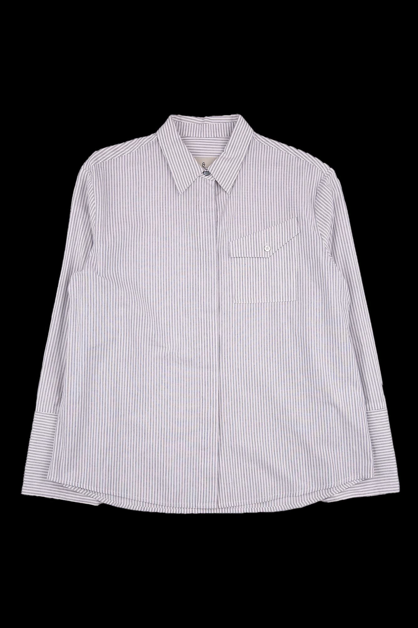 핀 스트라이프 셔츠