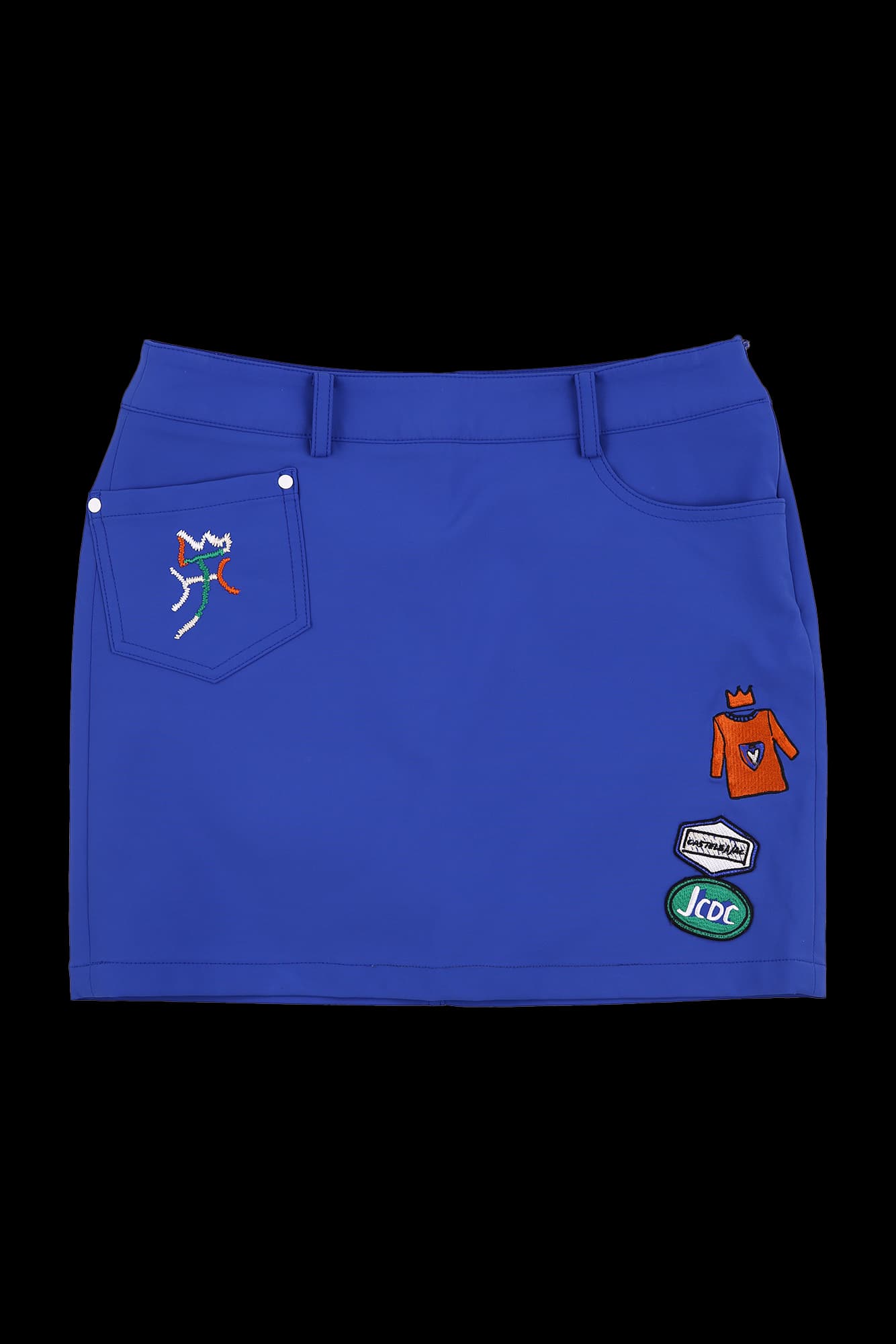 스트레치 와펜 스커트