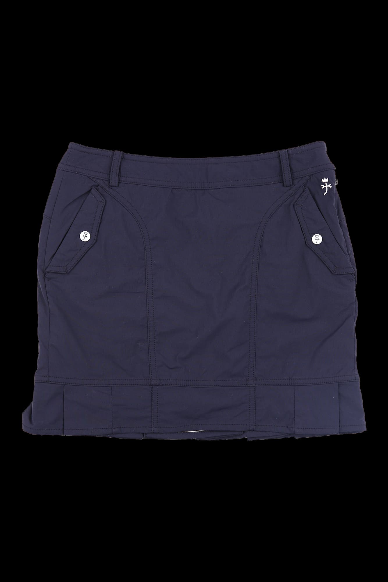 포켓 키링 플리츠 스커트