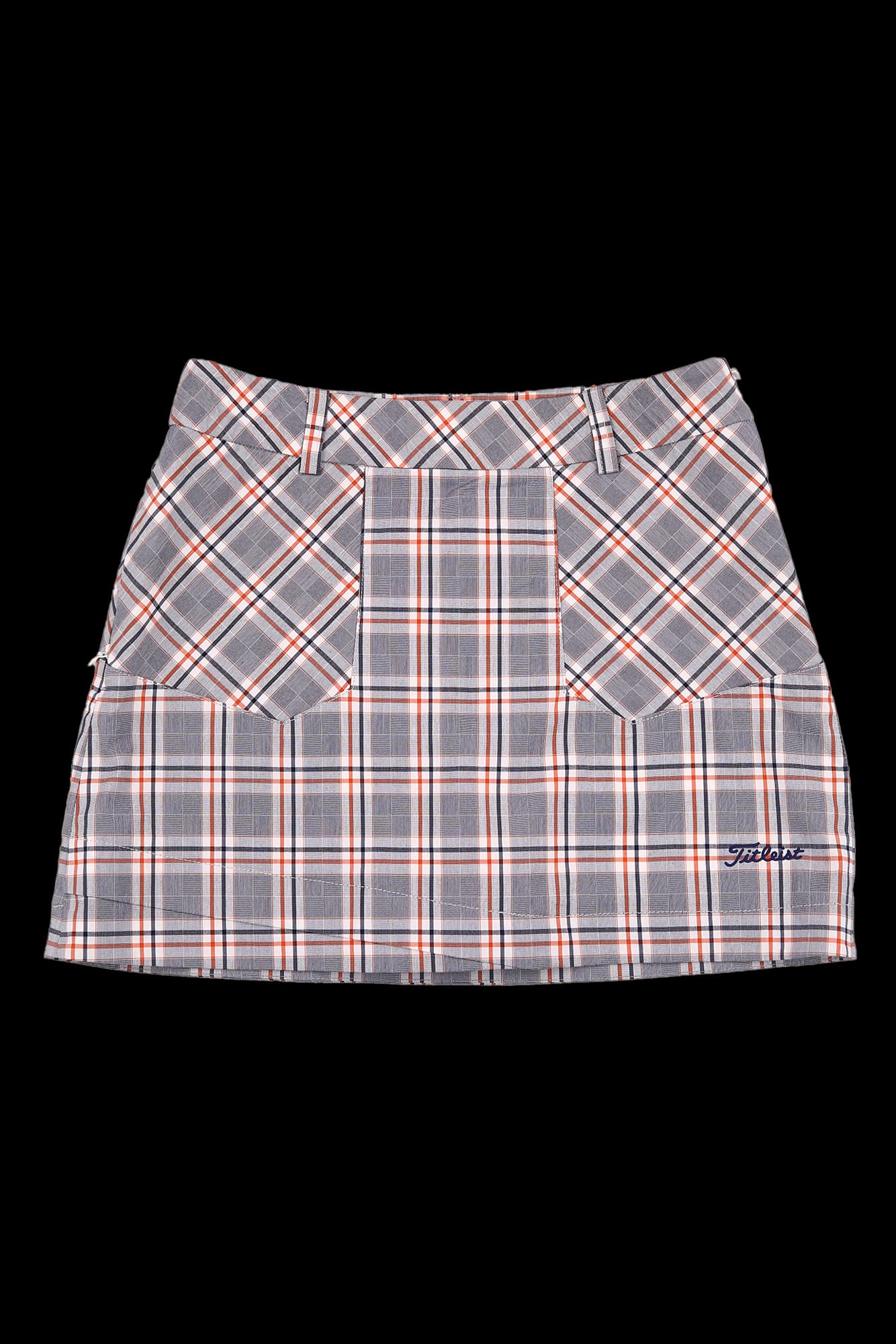 체크 베이직 스커트