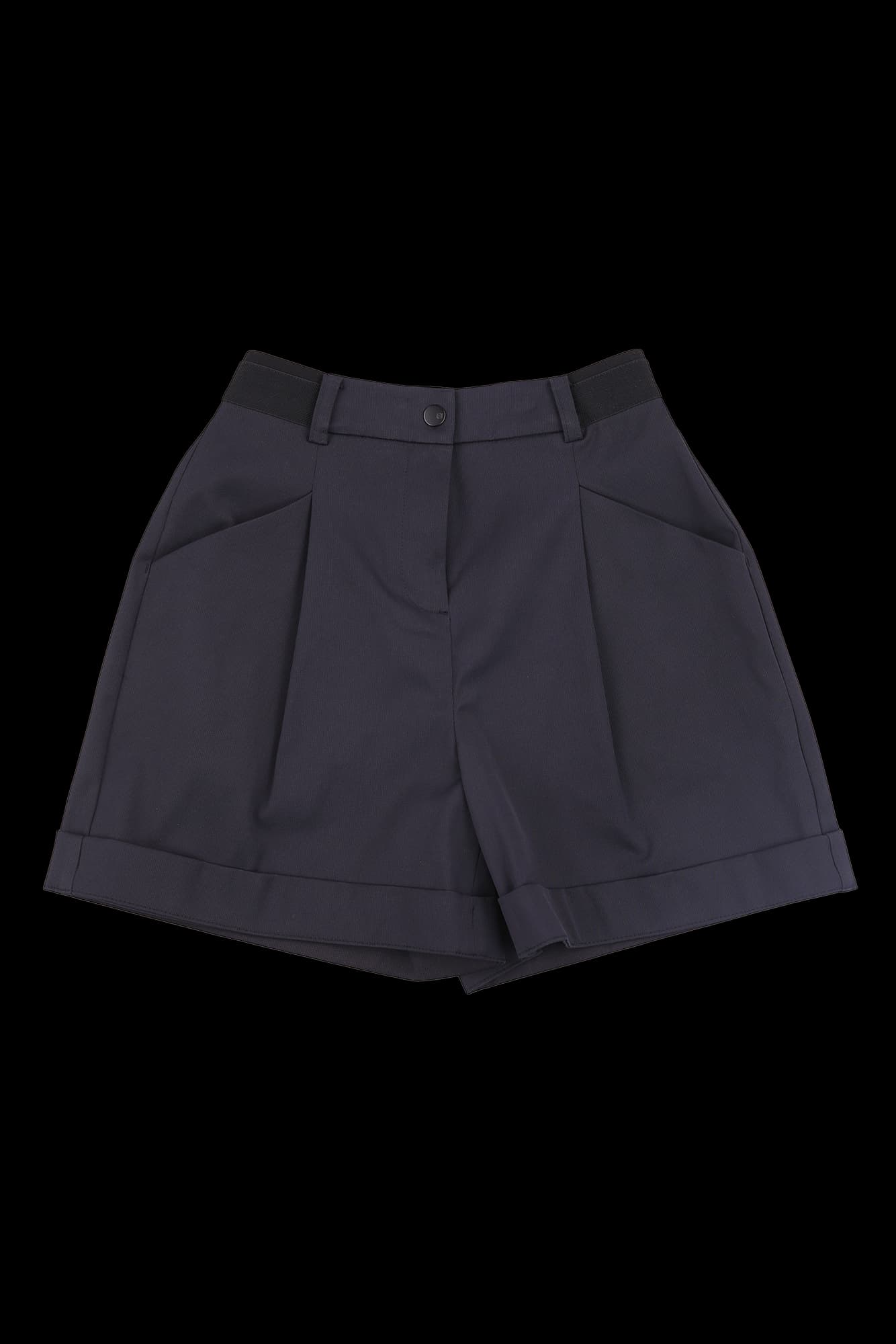 스트레치 롤업 쇼트 팬츠