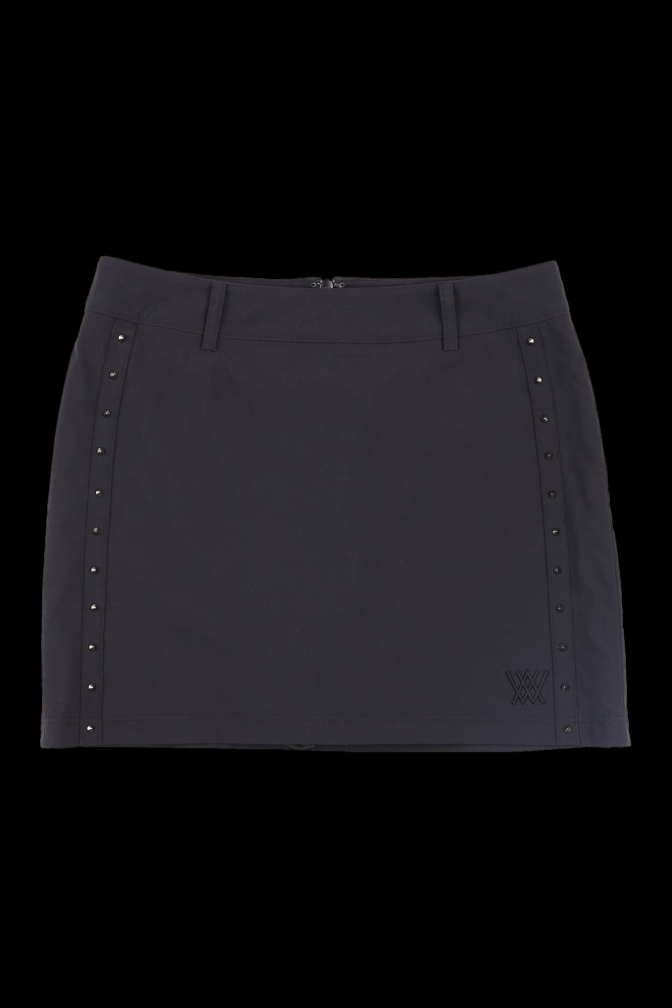 스터드 절개 스커트