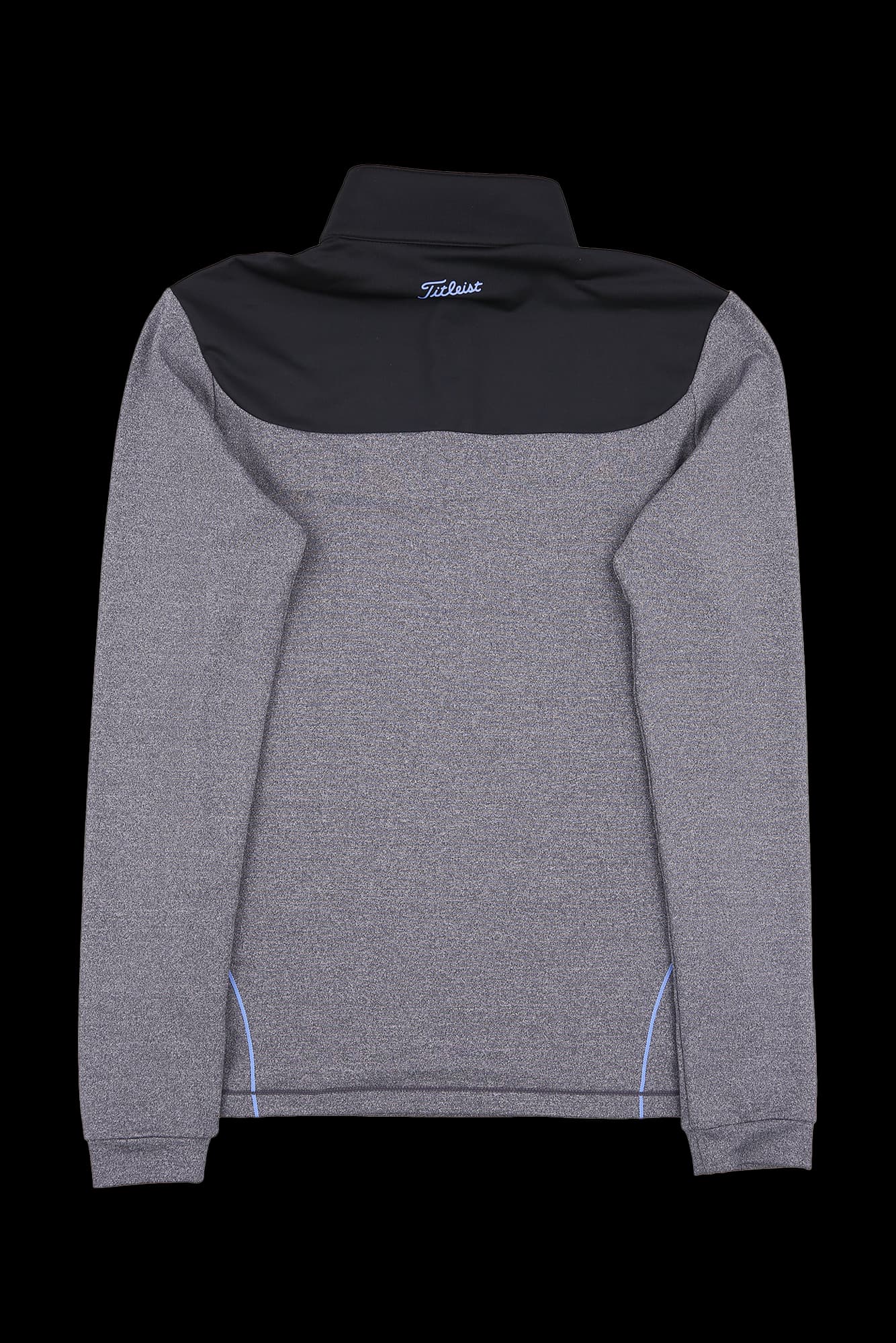 로고 배색 긴팔 티셔츠