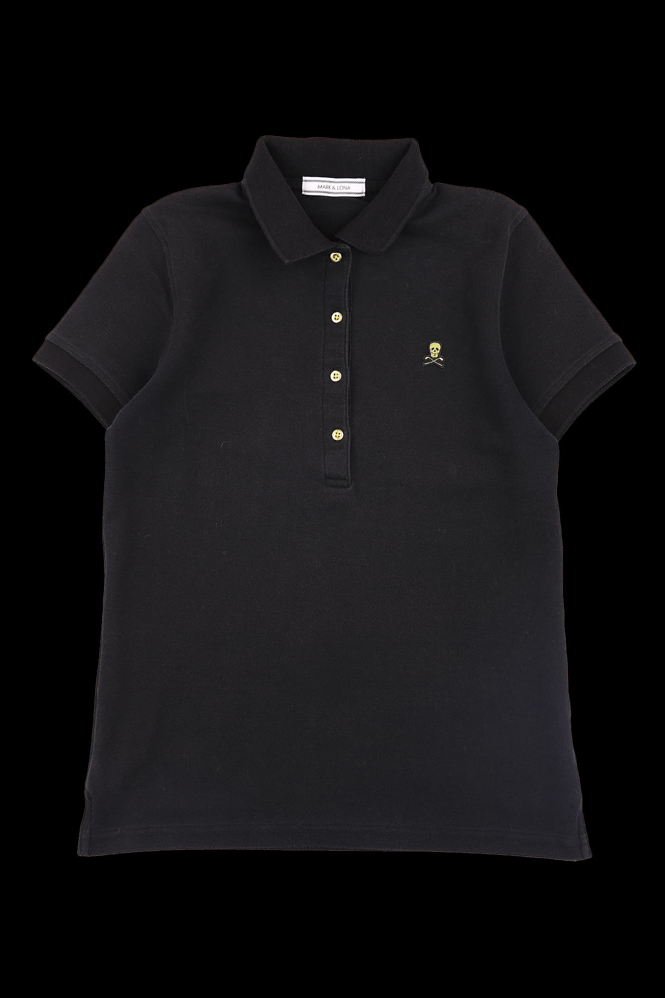 로고 반팔 카라 티셔츠