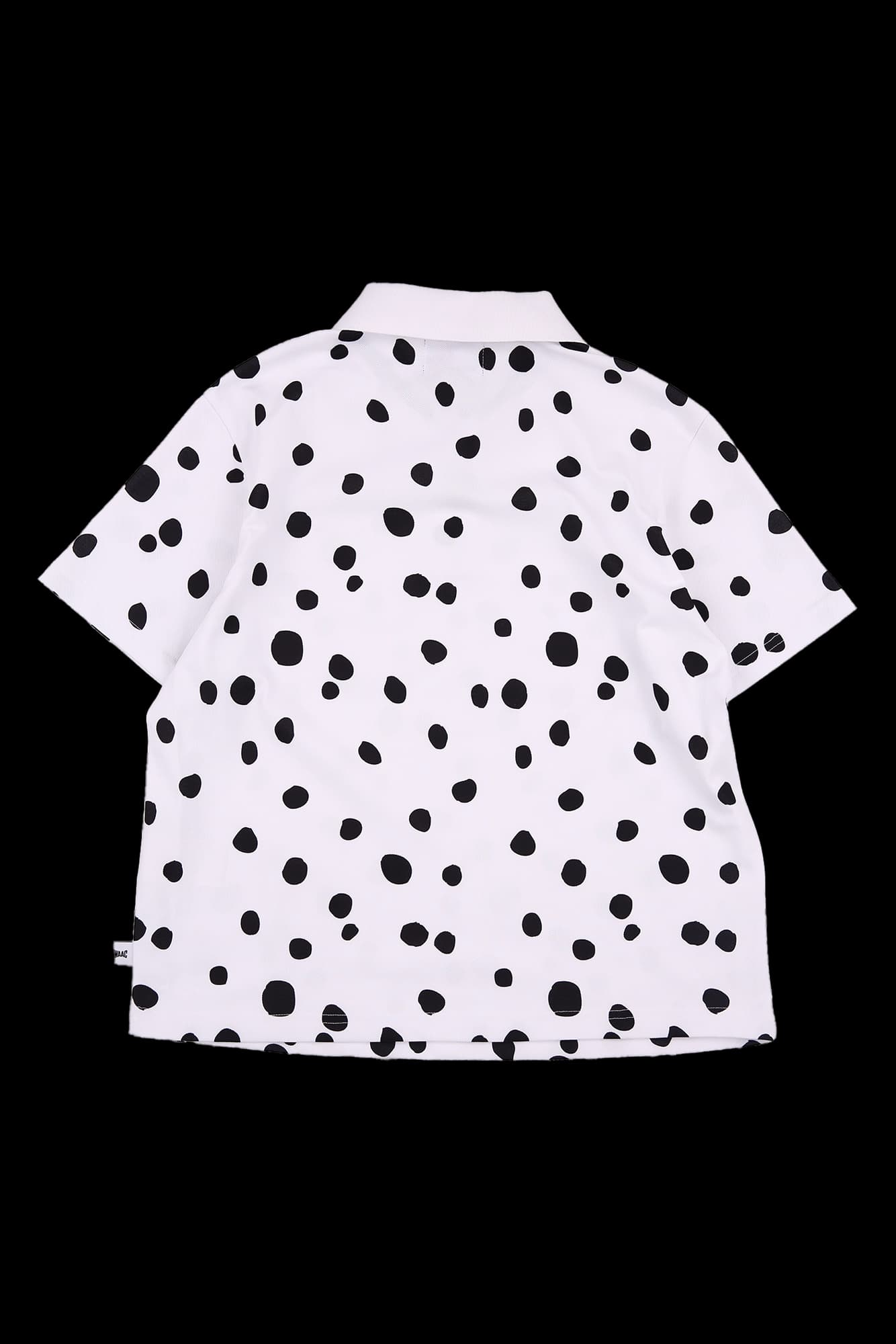 [새상품] 도트 카라 티셔츠