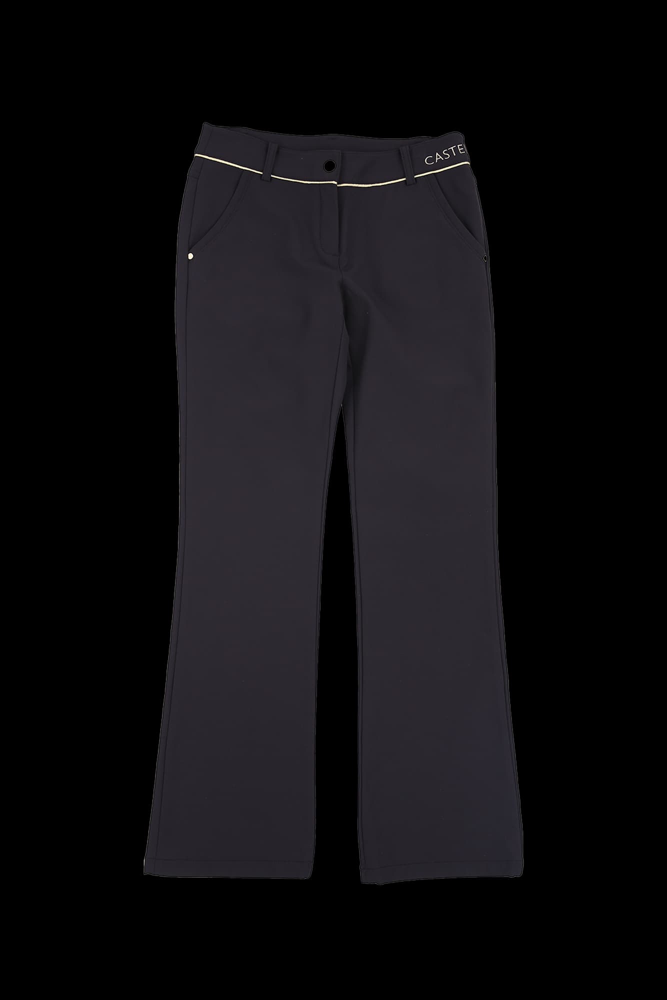 글리터 라인 부츠컷 팬츠