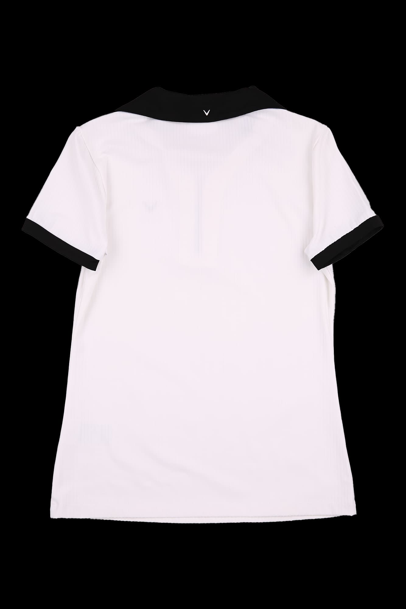 골지 반팔 카라 티셔츠