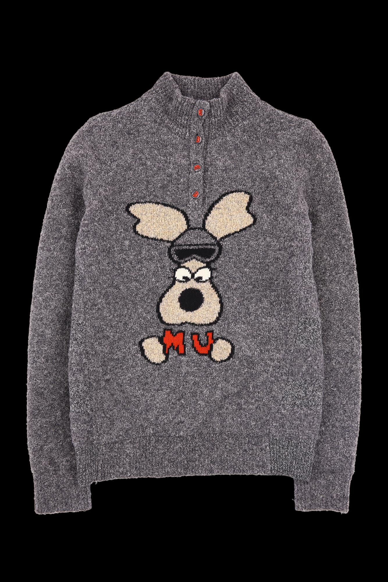 방풍 캐릭 니트