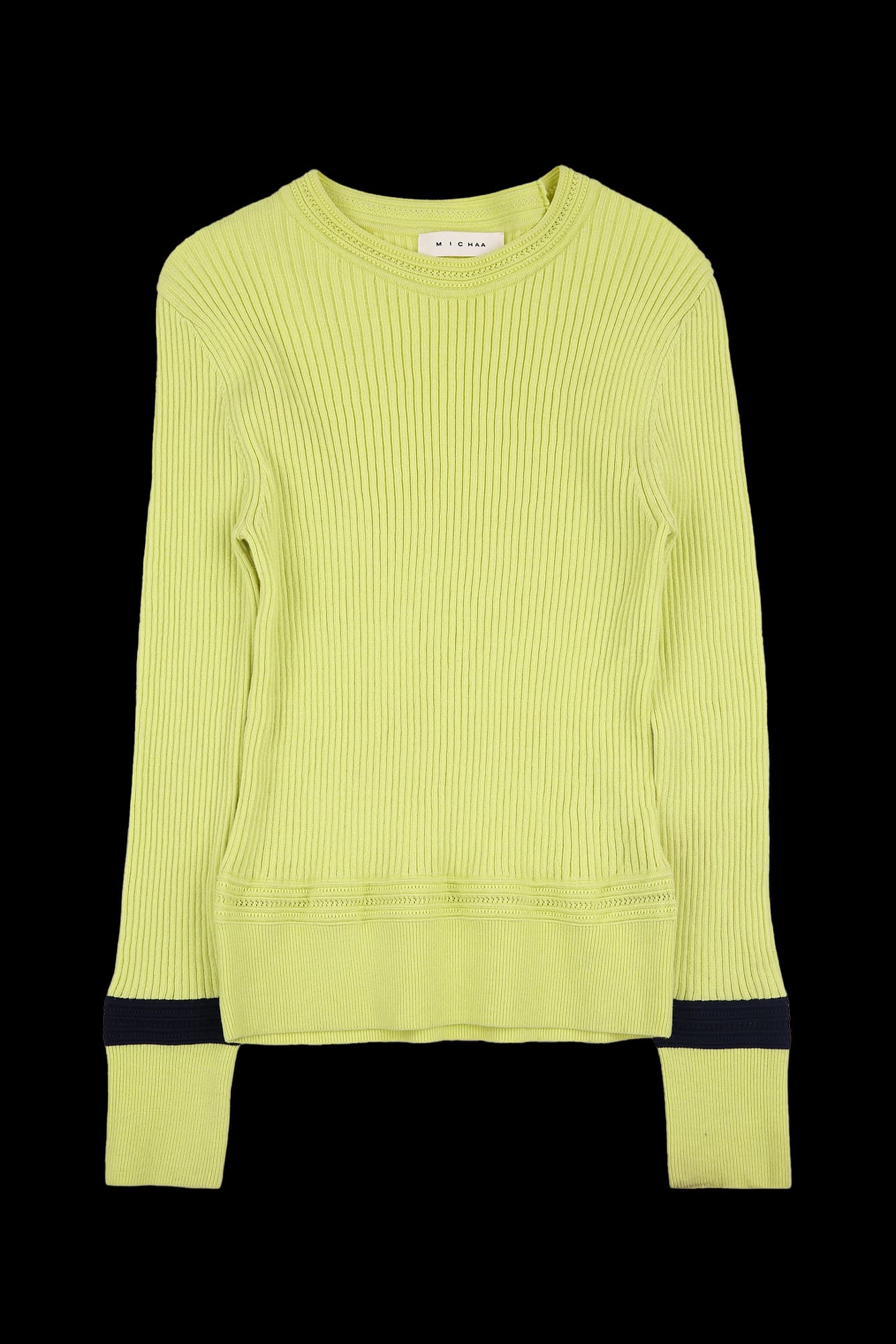 라운드 긴팔니트