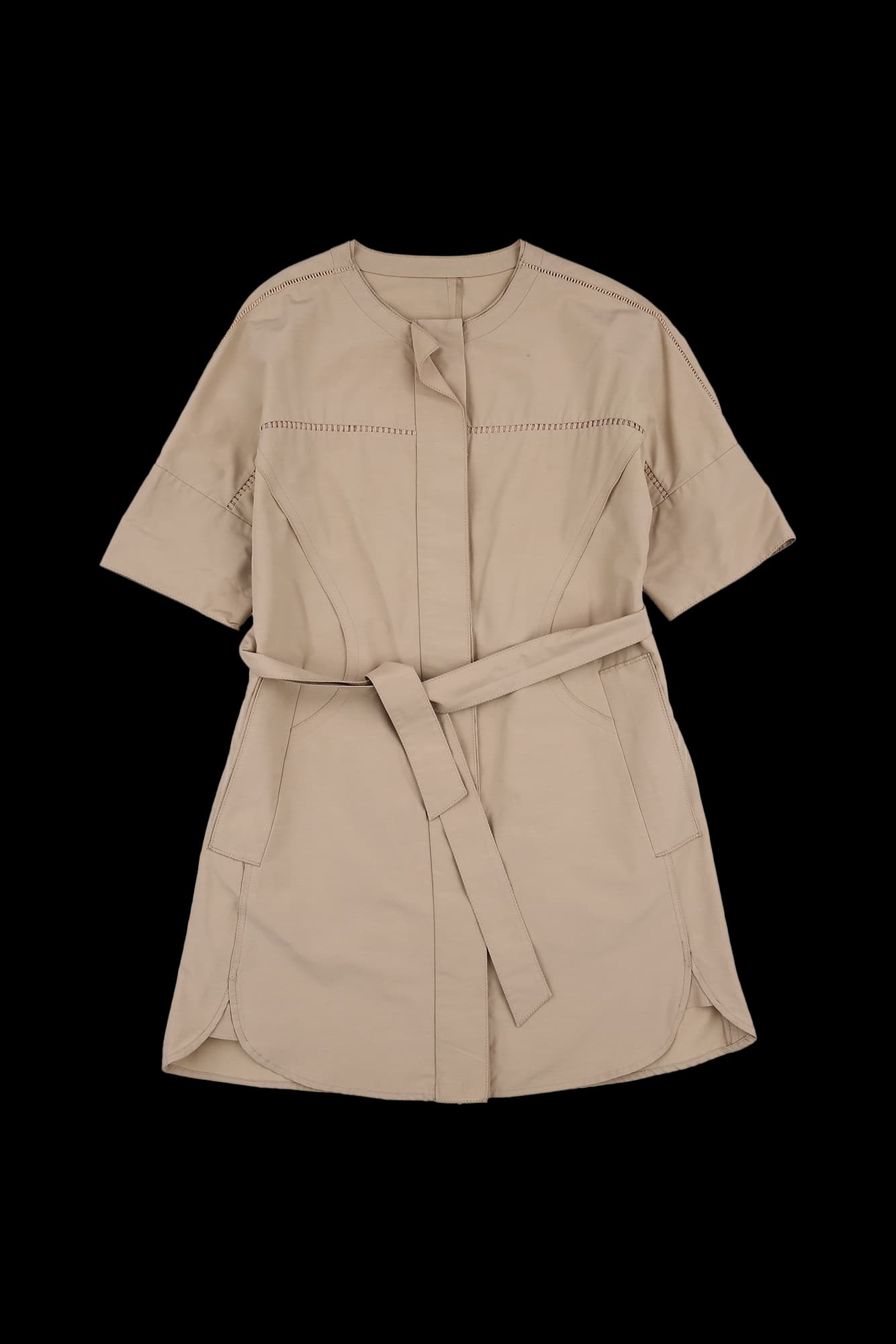 절개 펀칭 원피스