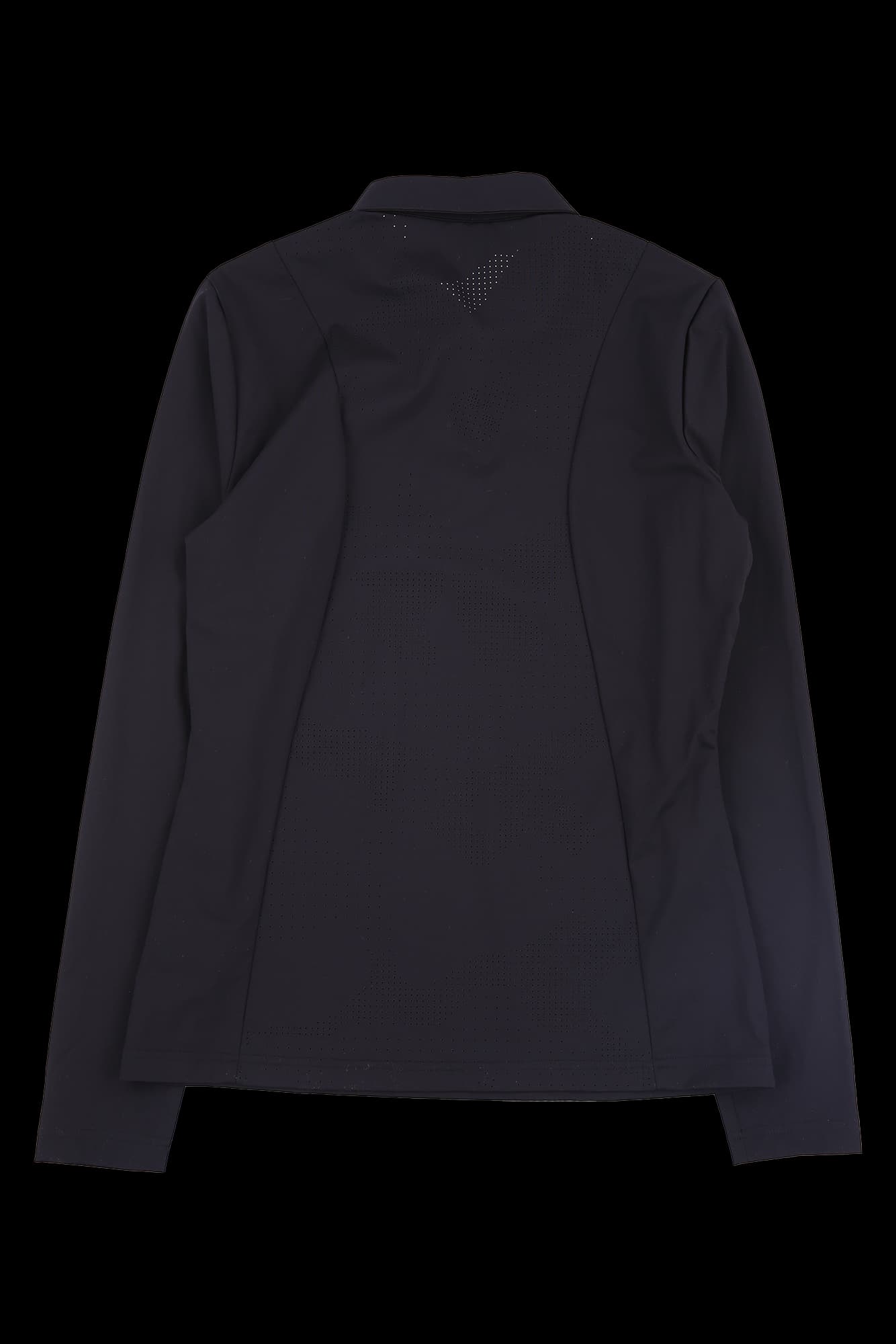 로고 긴팔 카라 티셔츠