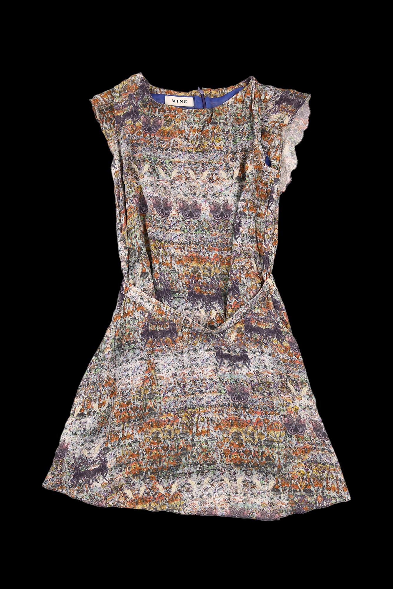 슬리브리스 프린팅 원피스