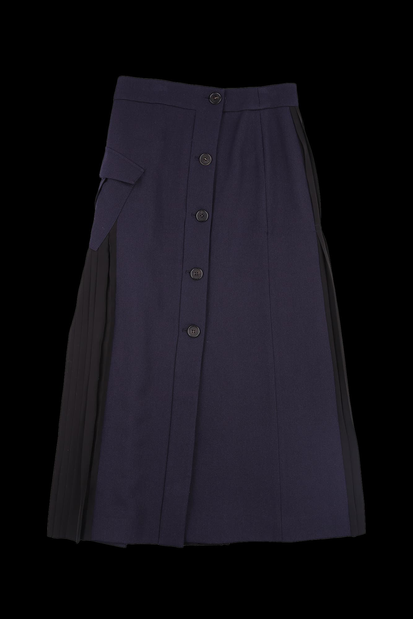 포켓 레이스 스커트 