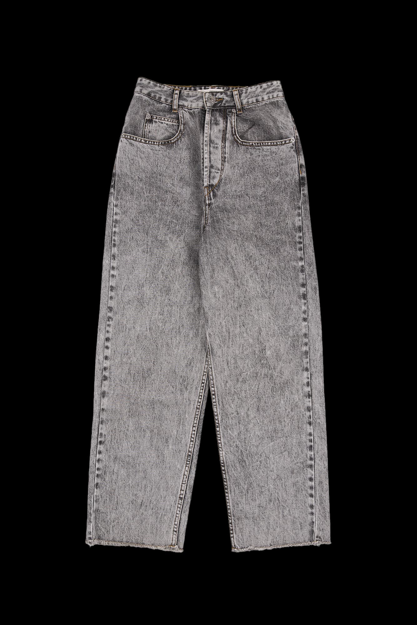 블랙워싱 데님팬츠