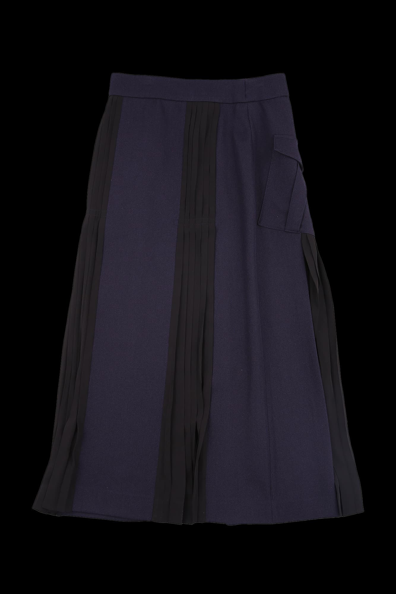 포켓 레이스 스커트 