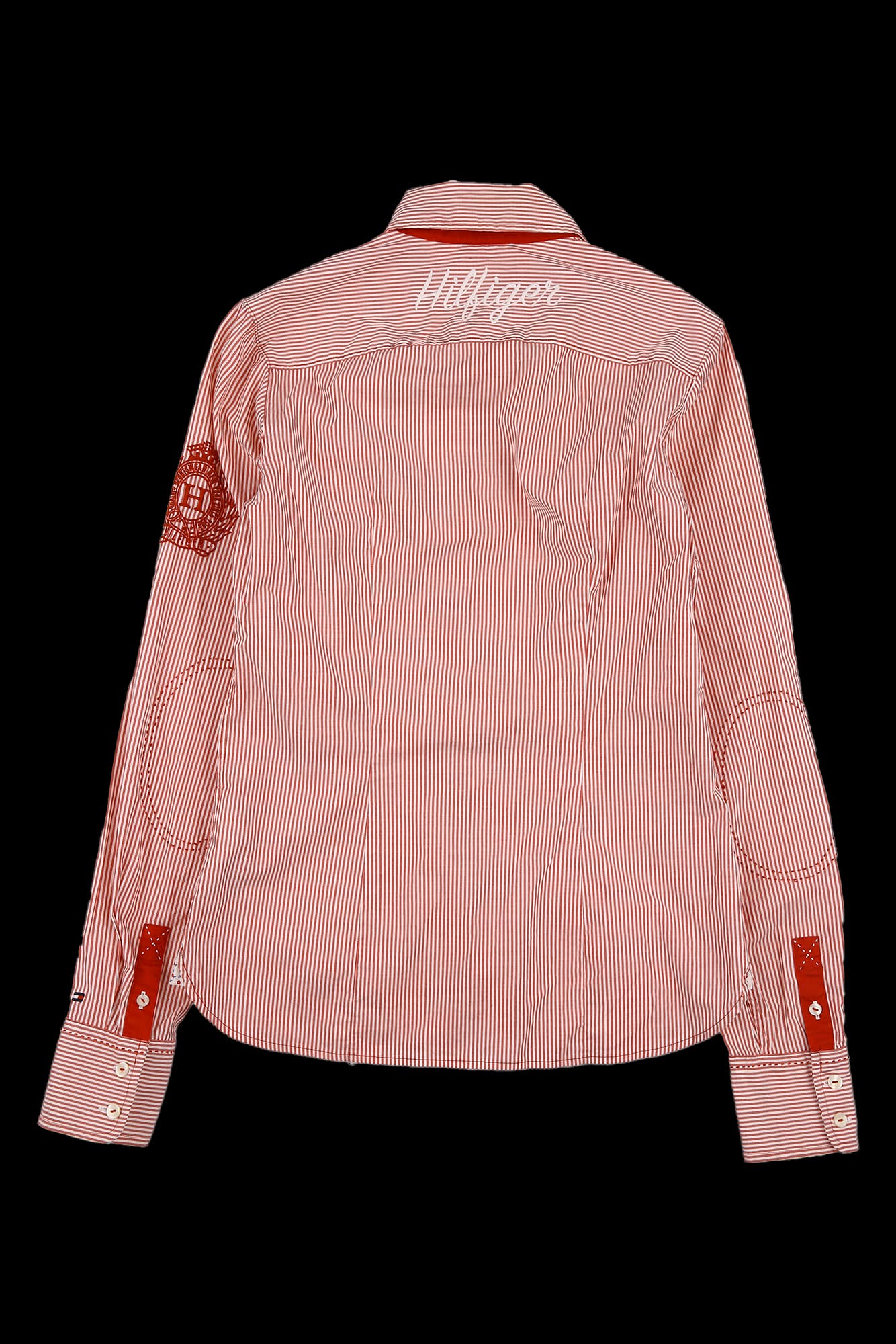 스트라이프 긴팔 셔츠