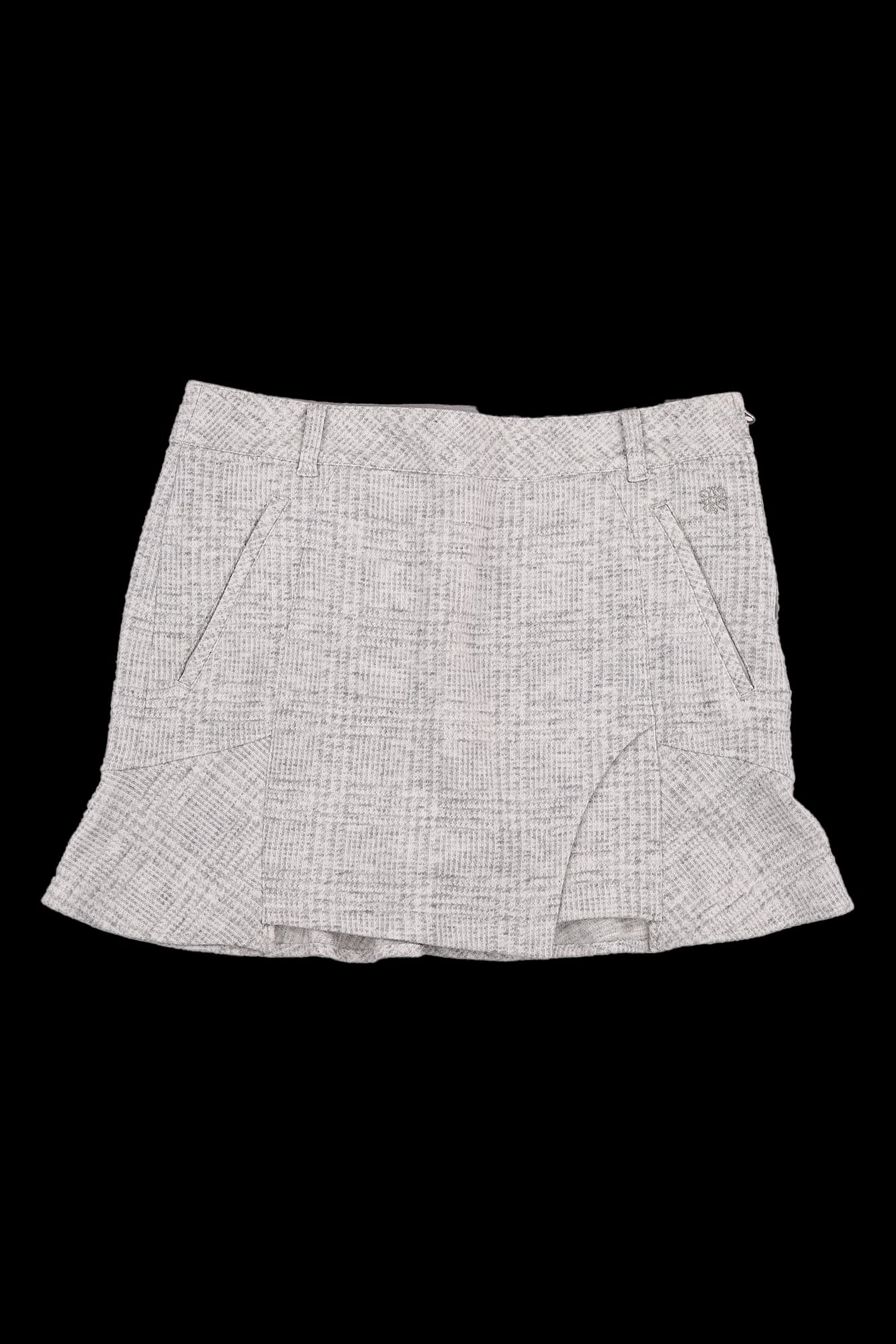 백 프릴 큐롯 스커트