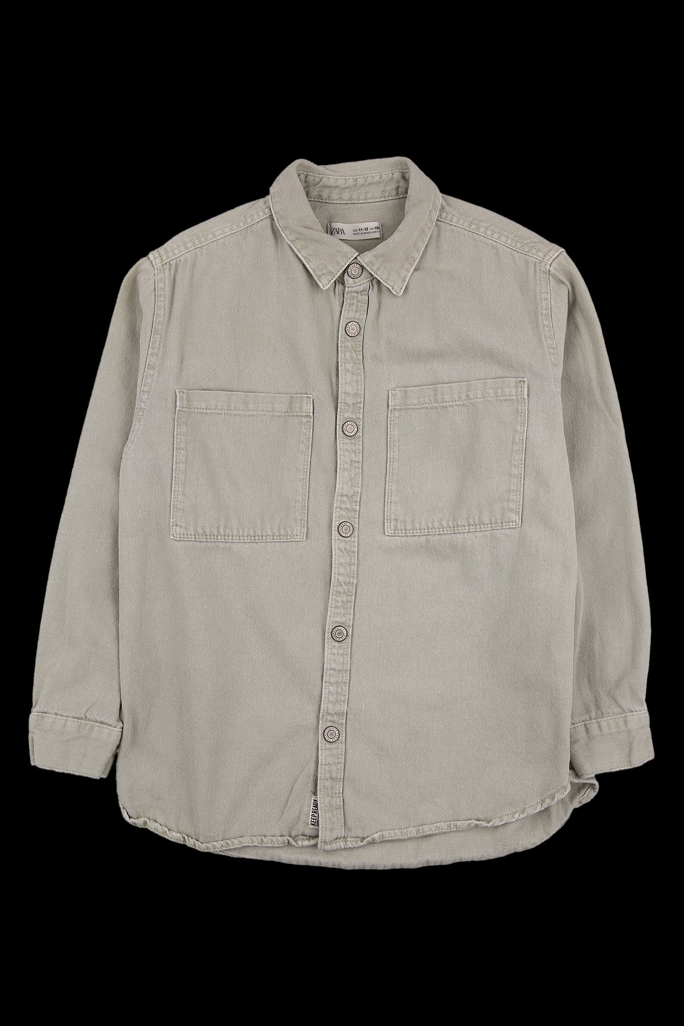 [키즈] 포켓 면 셔츠 