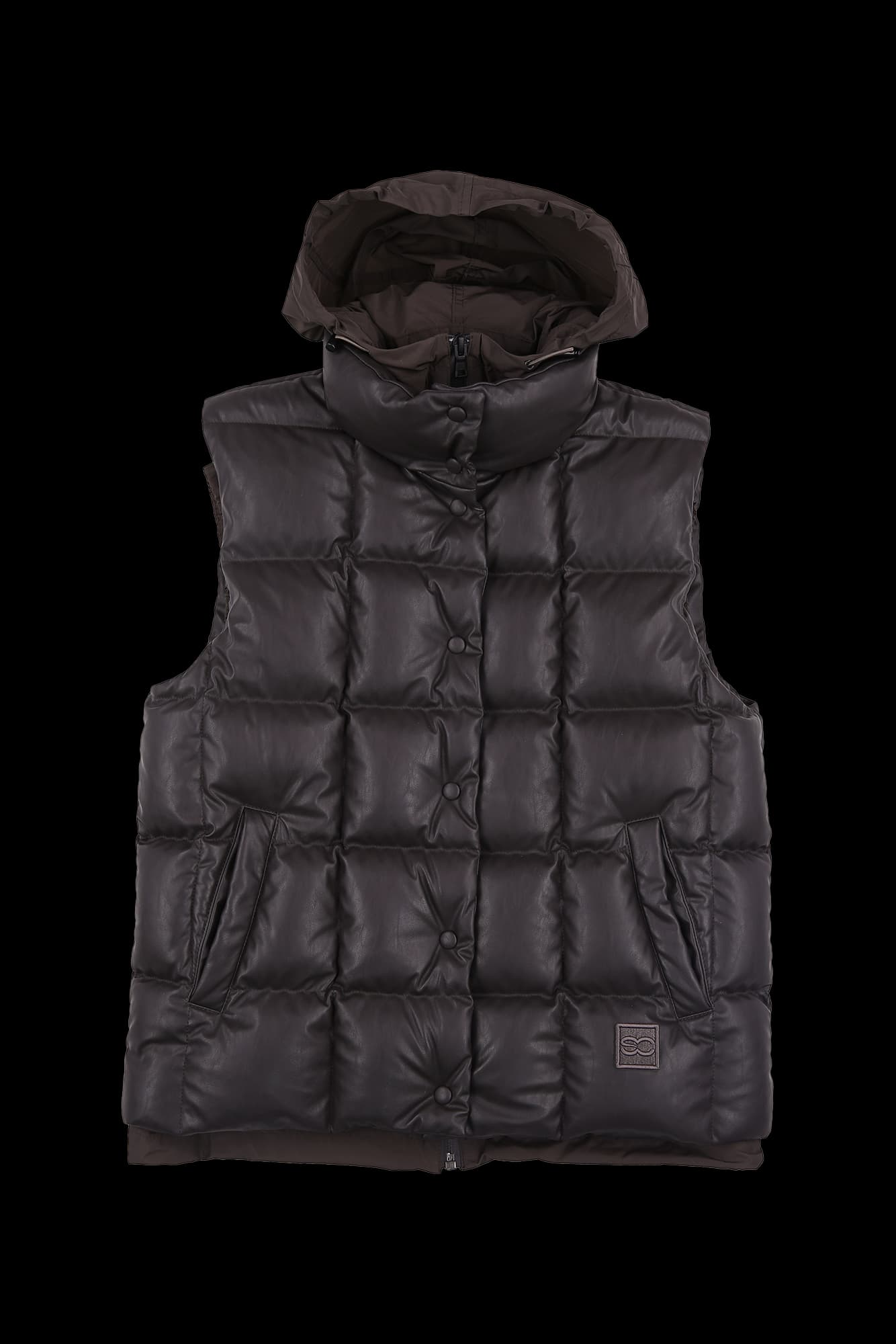 사각 퀄팅 패딩베스트