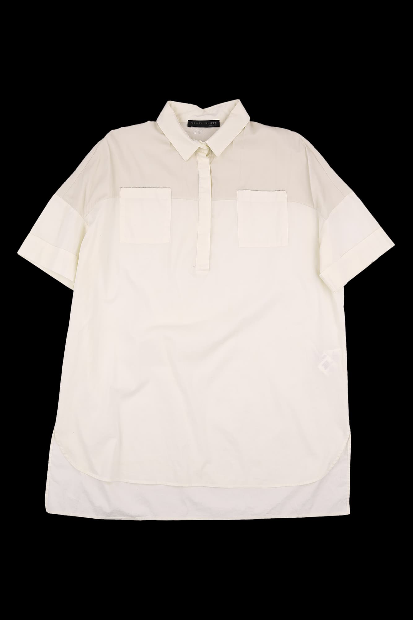 반팔 코튼 셔츠 